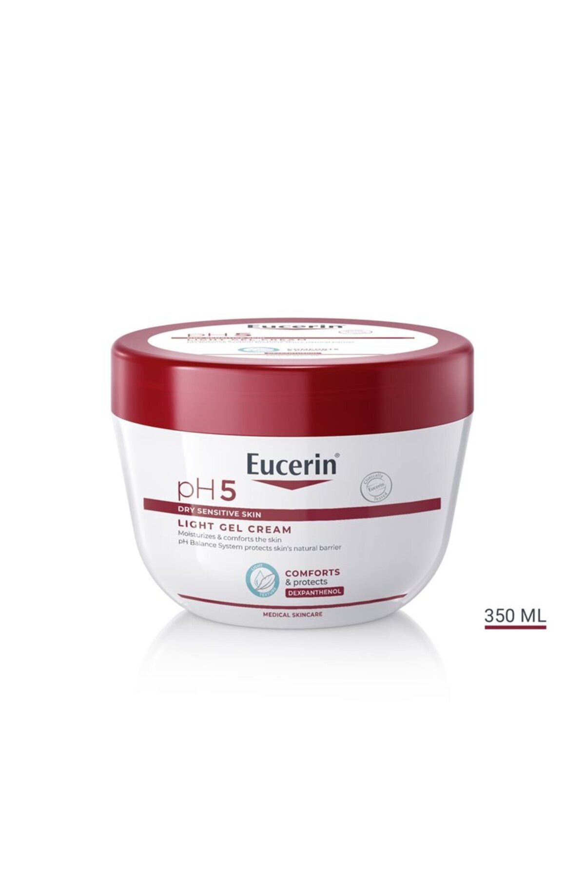 Eucerin pH5 Vücut Jel Kremi, hassas ciltler için, 350 ml