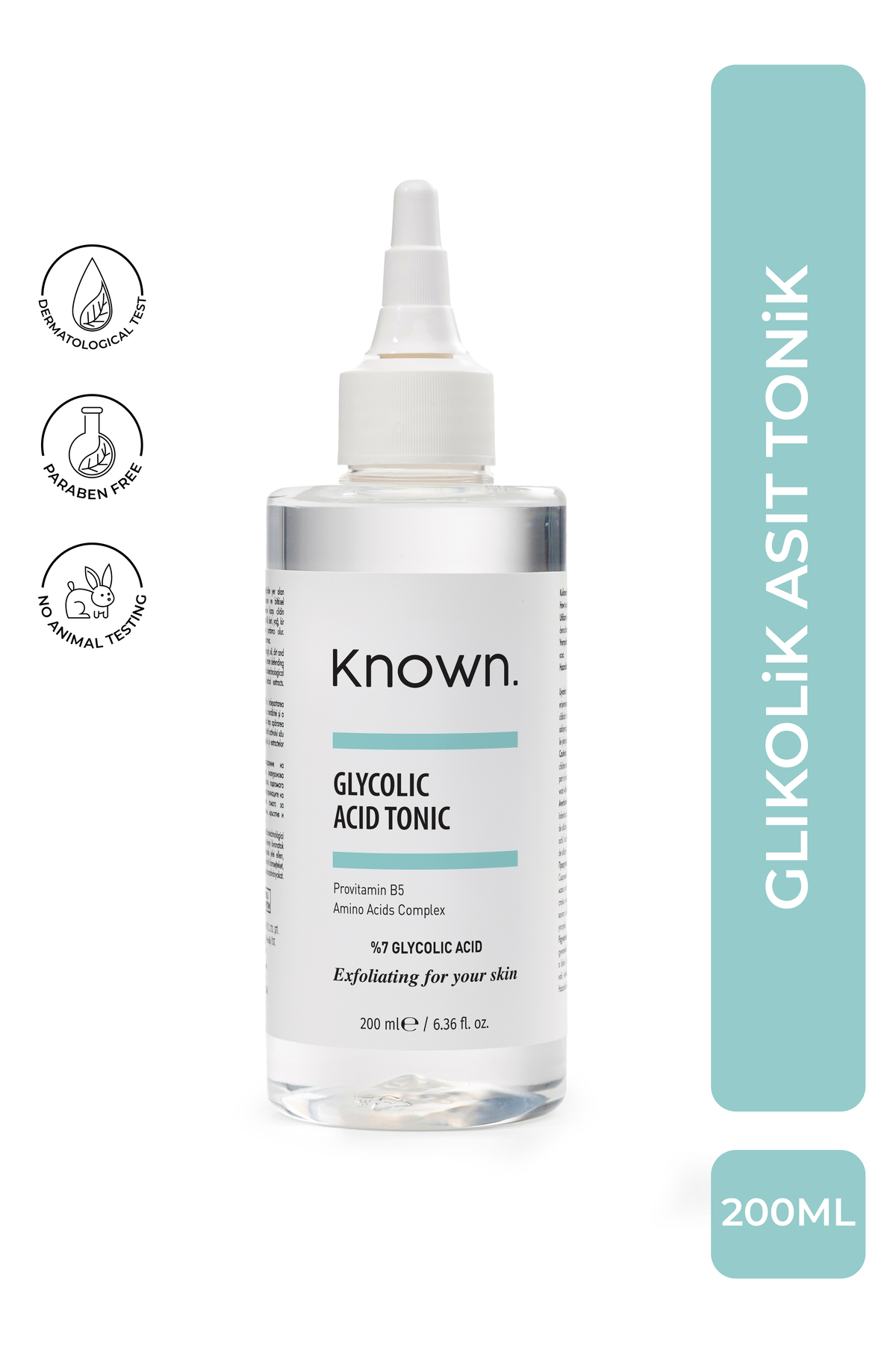 KNOWN. Gözenek Sıkılaştırıcı Glikolik Asit Tonik 200 ml