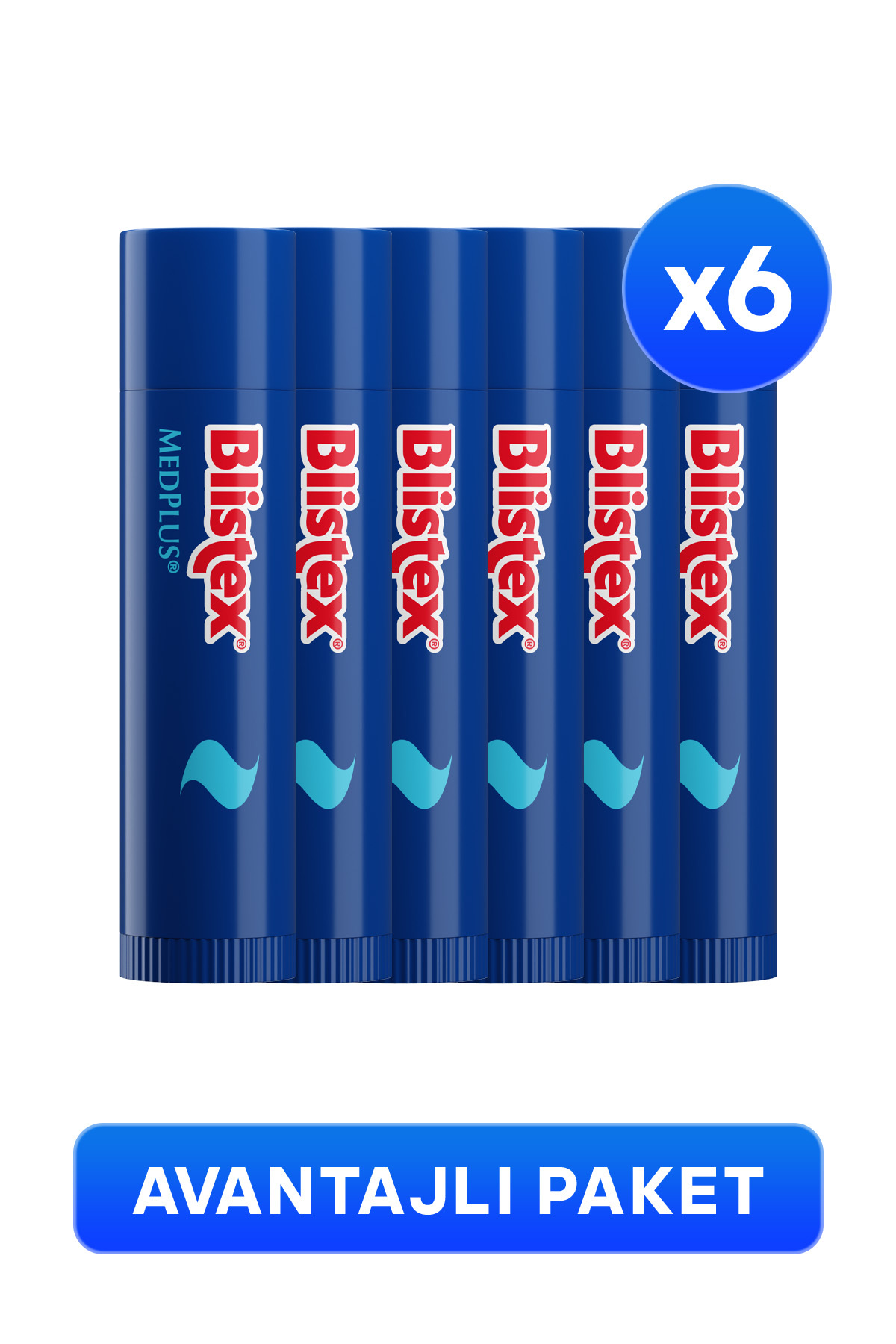 Blistex Medplus Stick - Kuruyan Ve Çatlayan Dudaklar Için Yoğun Bakım Dudak Kremi X6