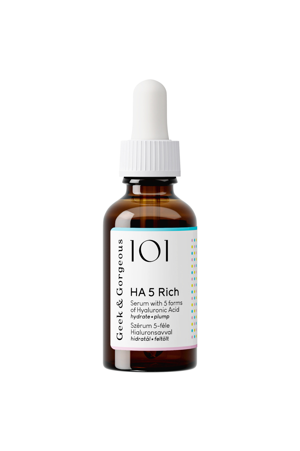 GEEK & GORGEOUS HA 5 Rich Hyaluronik Asit Serum - Nemlendirici ve Dolgunlaştırıcı