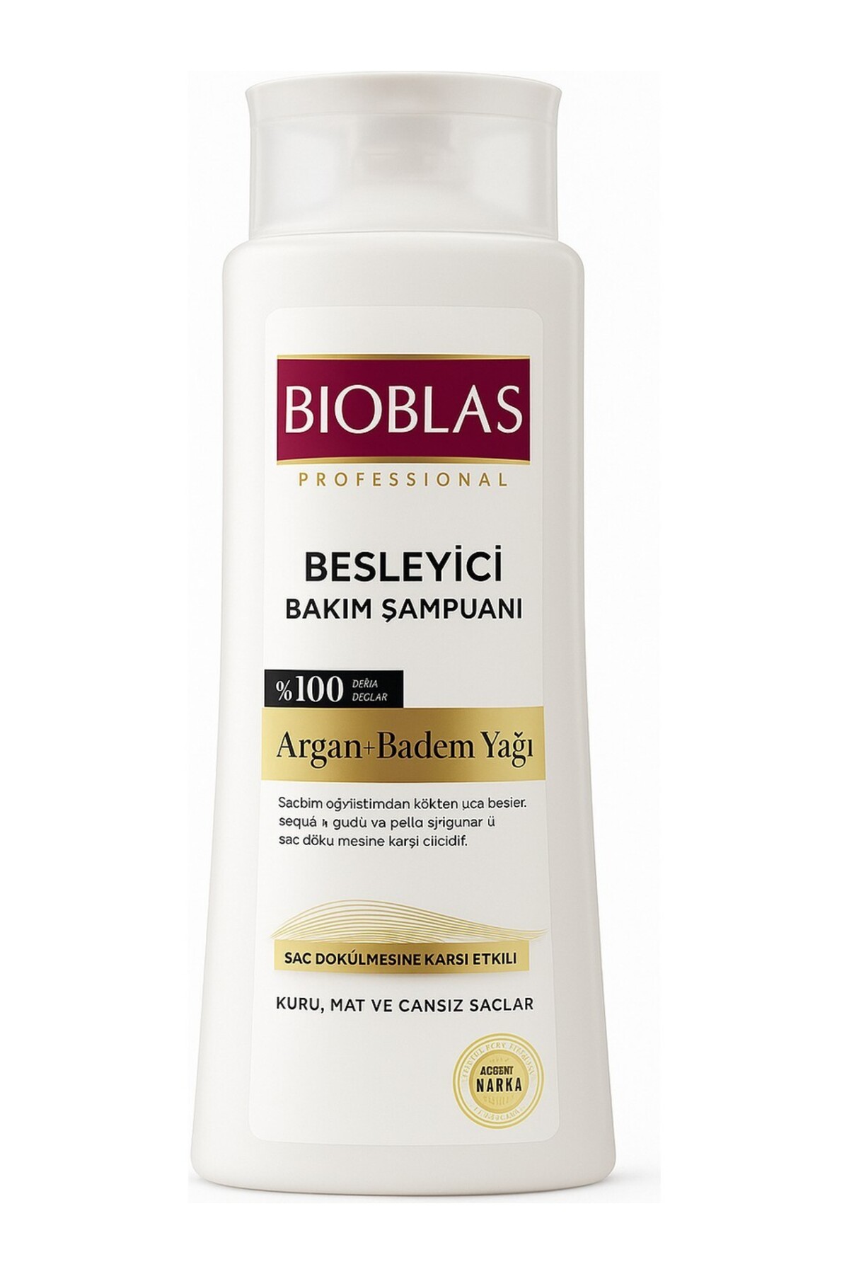 Bioblas Argan Baden Yağı Besleyici Bakım Şampaunı 500 ml