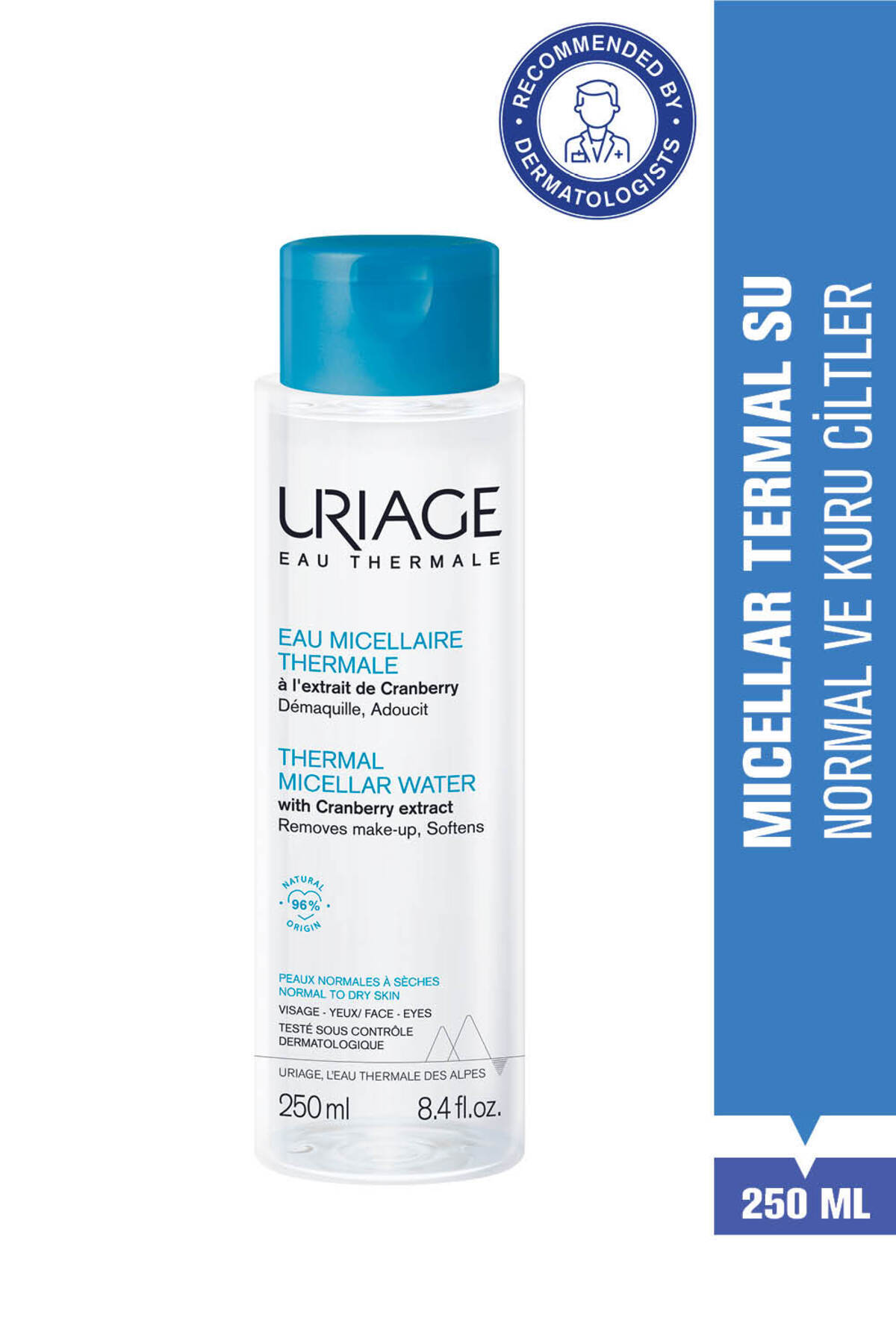 Uriage HYGIENE Micellar Makyaj Temizleme Suyu - Normal ve Kuru Ciltler için 250 ml
