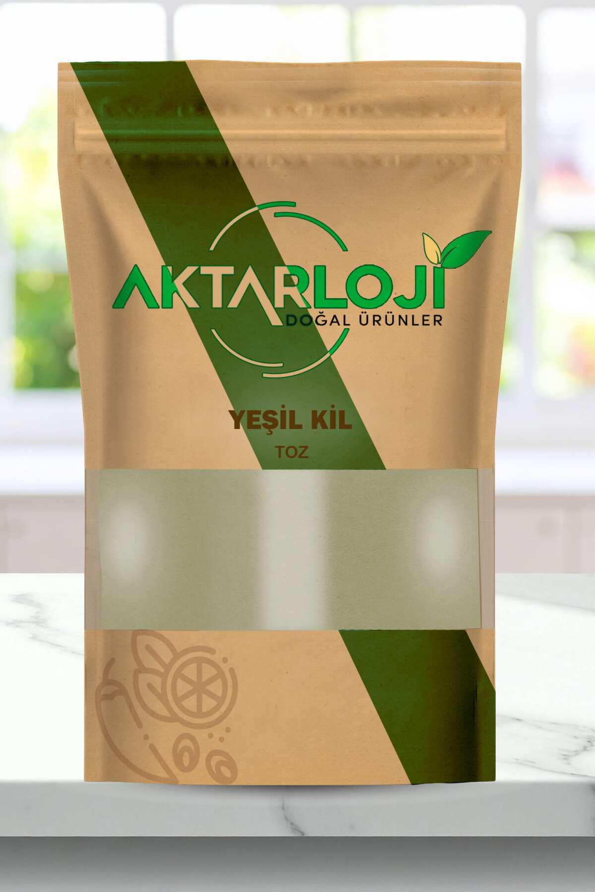 aktarloji 250 Gr Toz Yeşil Kil – Doğal Cilt, Yüz ve Saç Maskesi / Green Clay Mask
