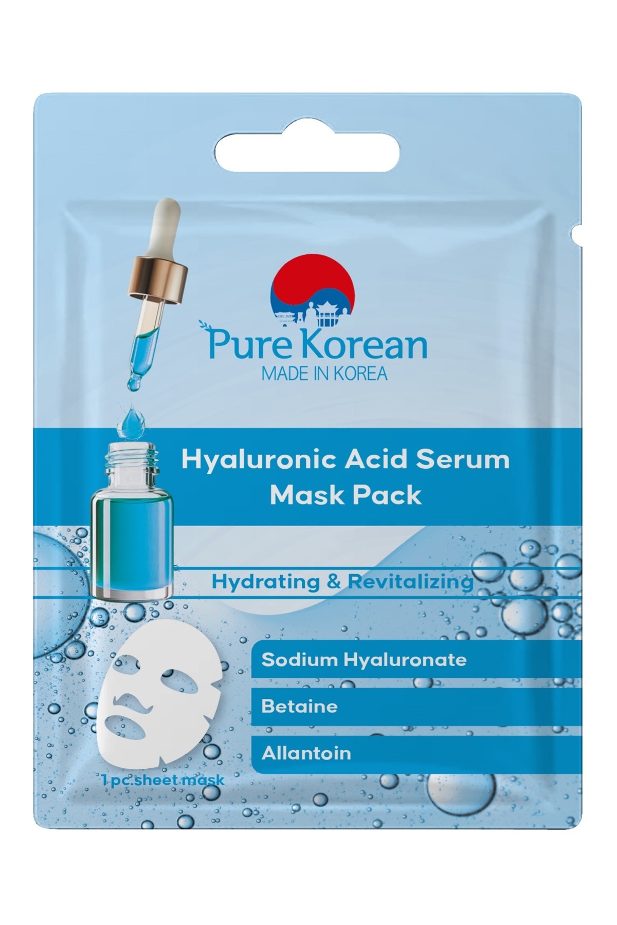 PURE KOREAN Hyaluronic Acid Serum Maske