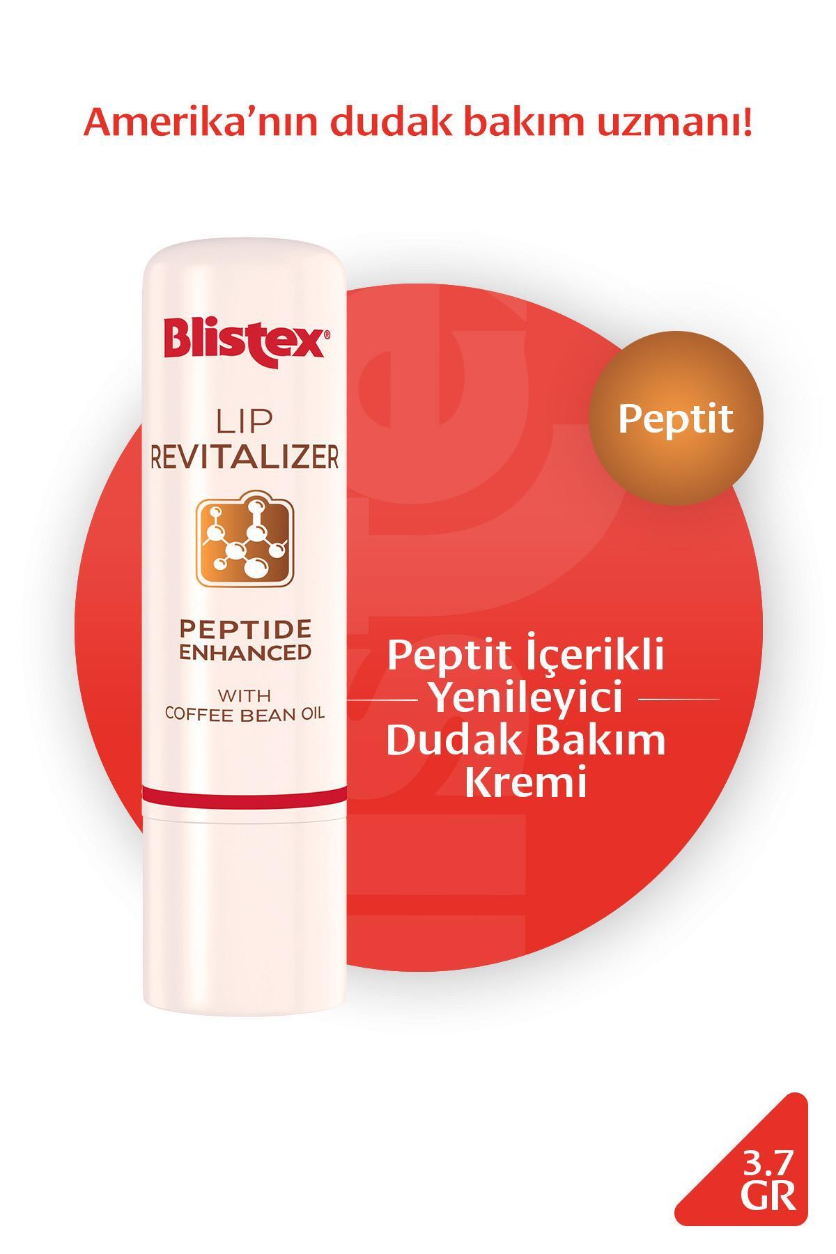 Blistex Lip Revitalizer Yenileyici,Nemlendirici, Dolgun Görünüm Destekleyici Peptit İçeren Dudak Kremi 3.7gr