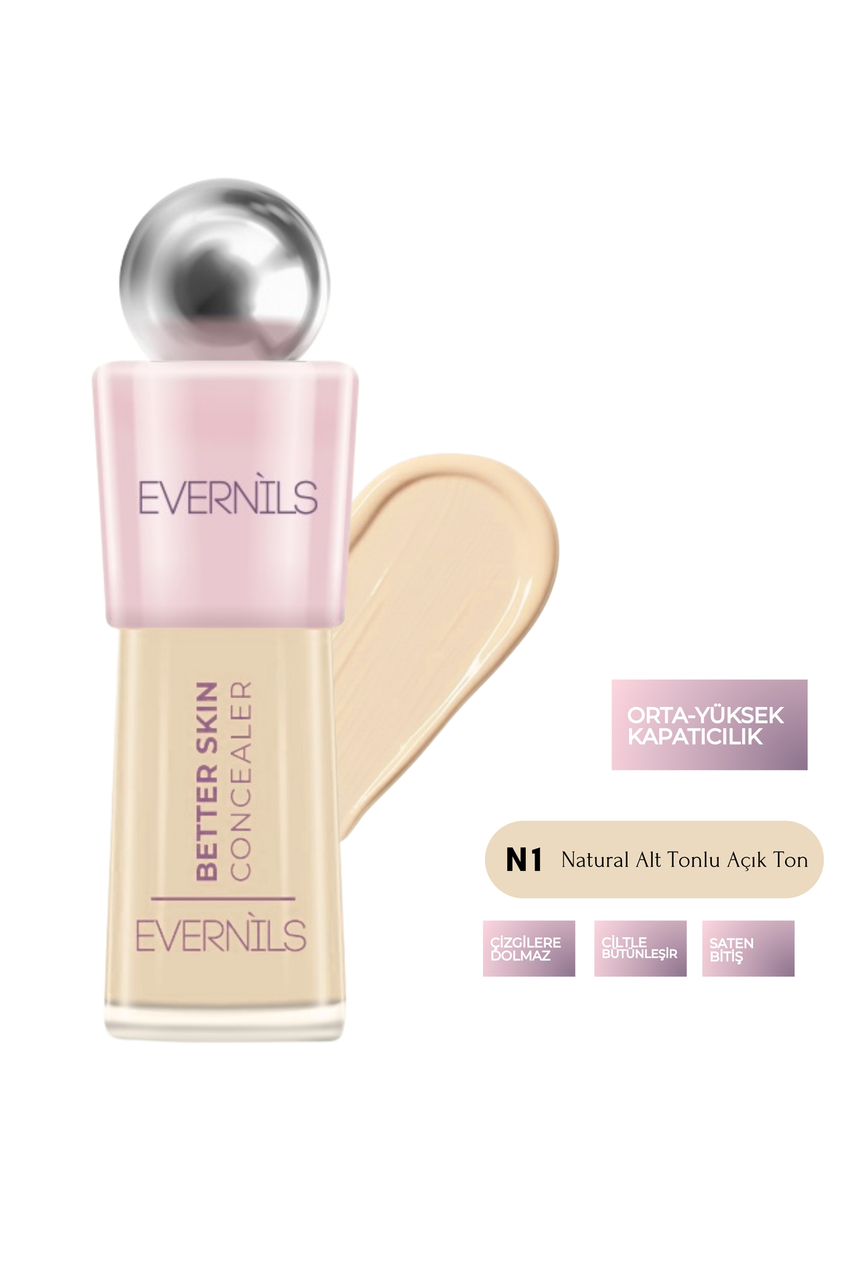 EVERNİLS BETTER SKIN CONCEALER N1 5ML