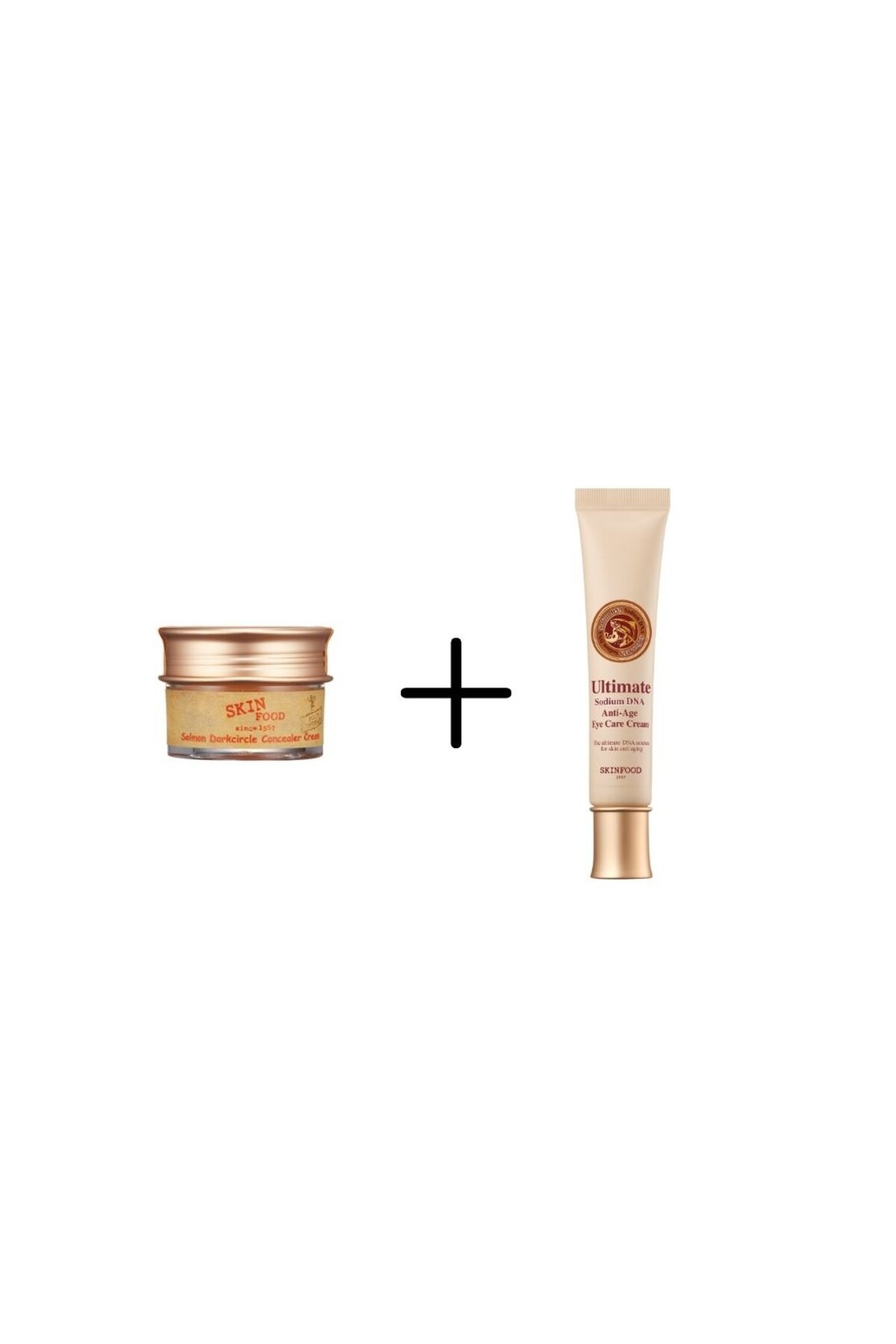 SKINFOOD Salmon Concealer (1) + Salmon Brightening Eye Cream