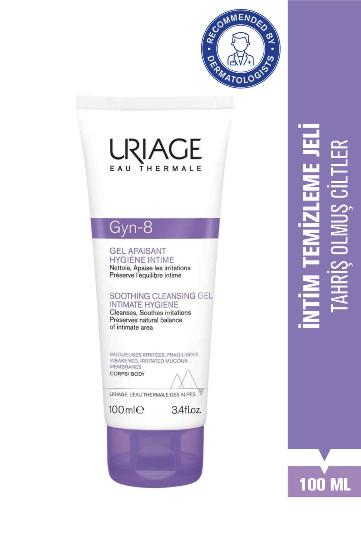 Uriage GYN-PHY Tahriş Olmuş Ciltlere Özel Genital Bölge Temizleme Jeli 100 ml