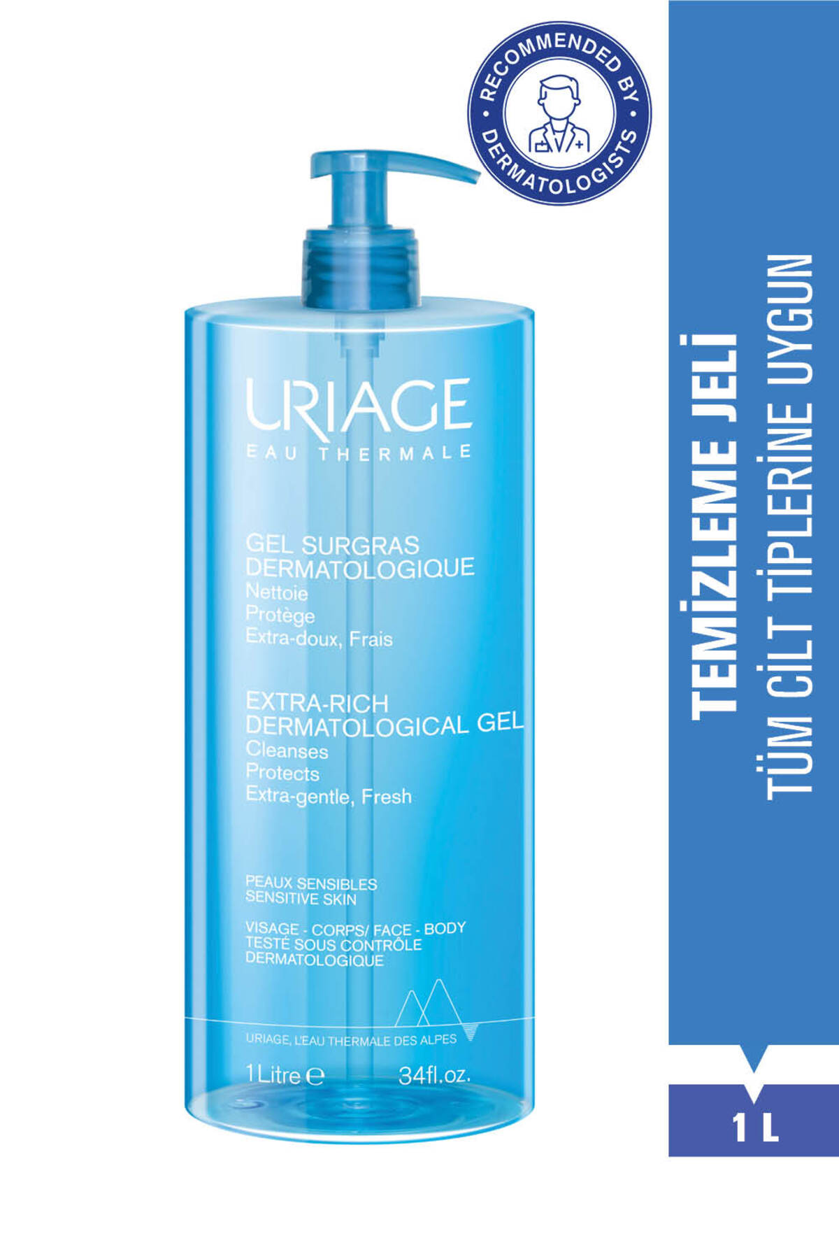 Uriage HYGIENE Tüm Cilt Tiplerine Uygun Temizleme Jeli 1L