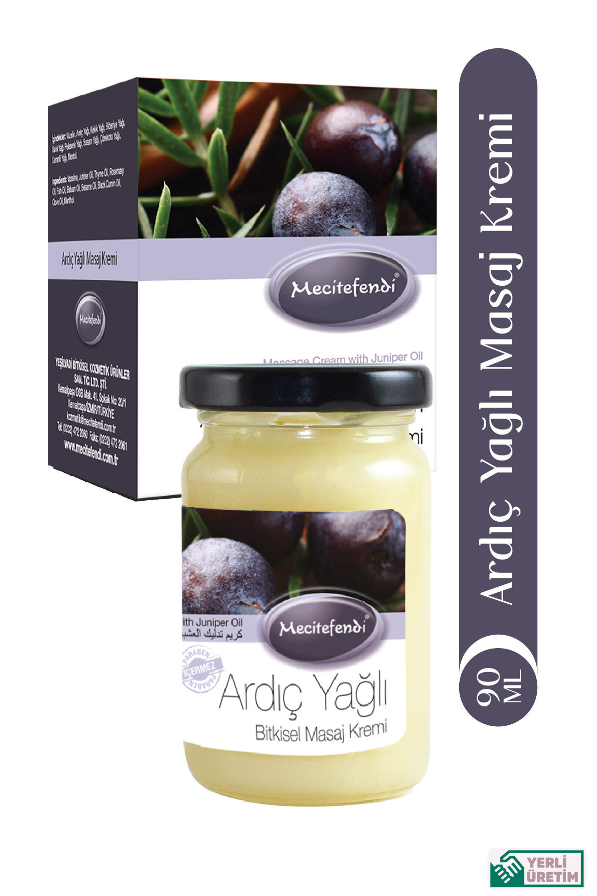 Mecitefendi Ardıç Yağlı Masaj Kremi 90 Ml