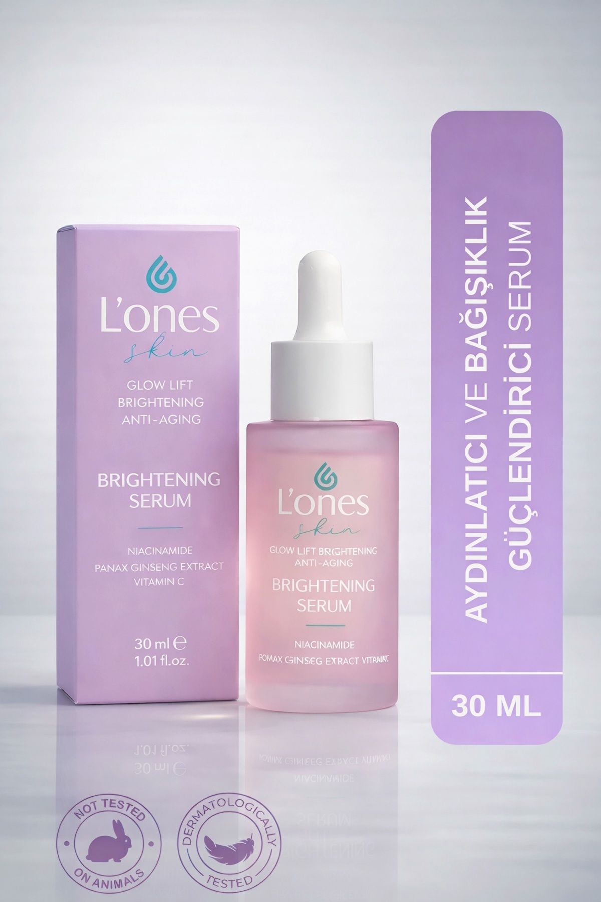 Lones Yaşlanma Karşıtı Aydınlatıcı ( C Vitamin) Leke Önleyici & Serum 30 ml
