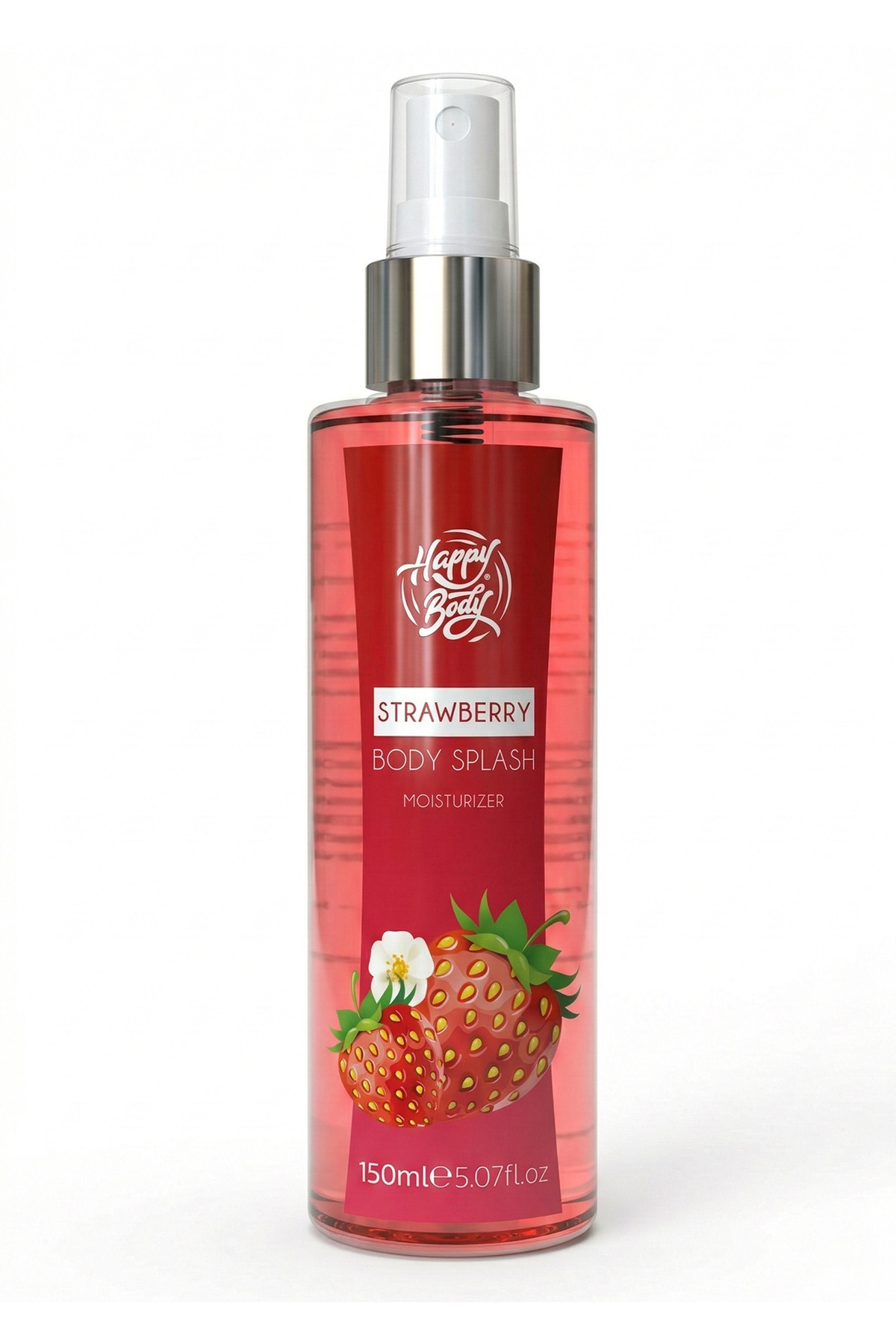 Happy Body Çilekli Vücut Spreyi 150 ml - Meyveli Body Mist / Body Splash