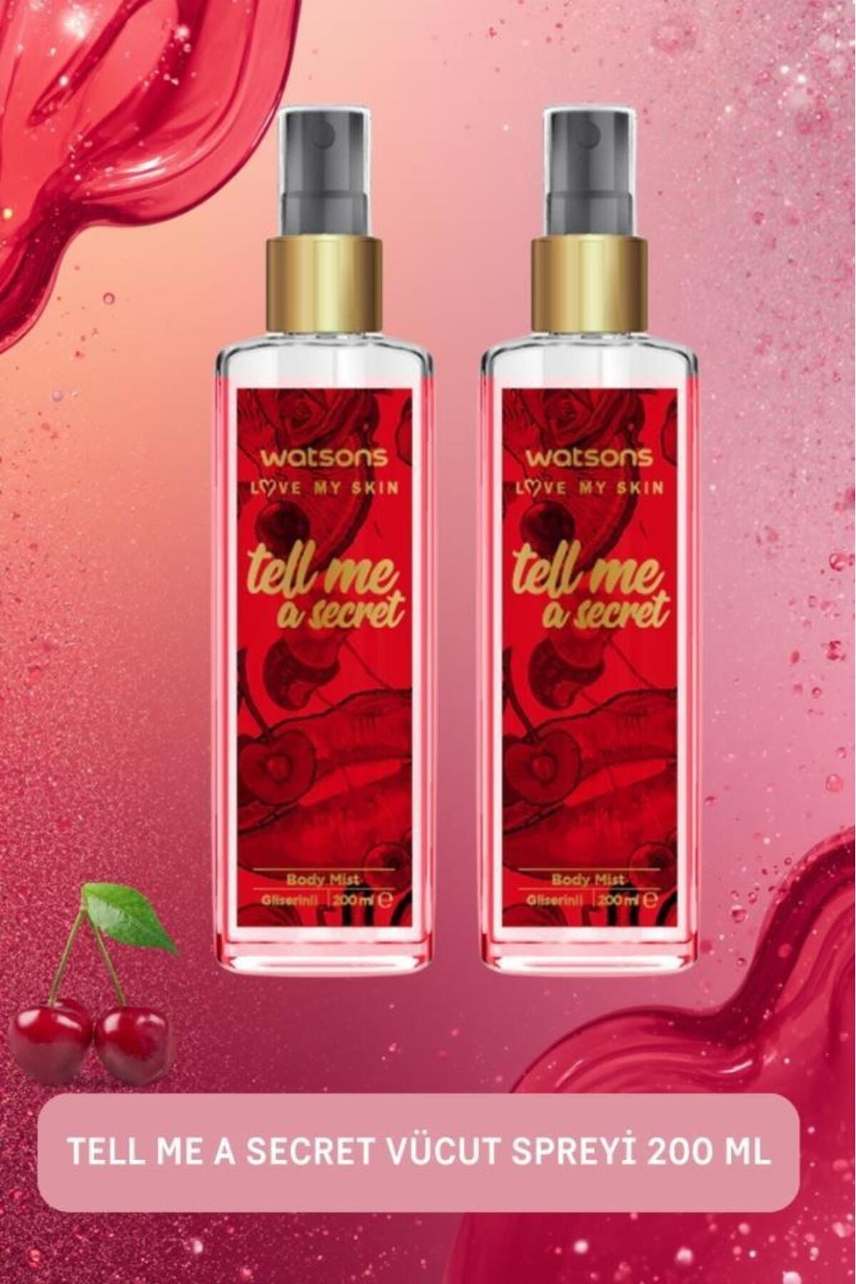Watsons Tell Me A Secret Vücut Spreyi 200 ml x2 Adet