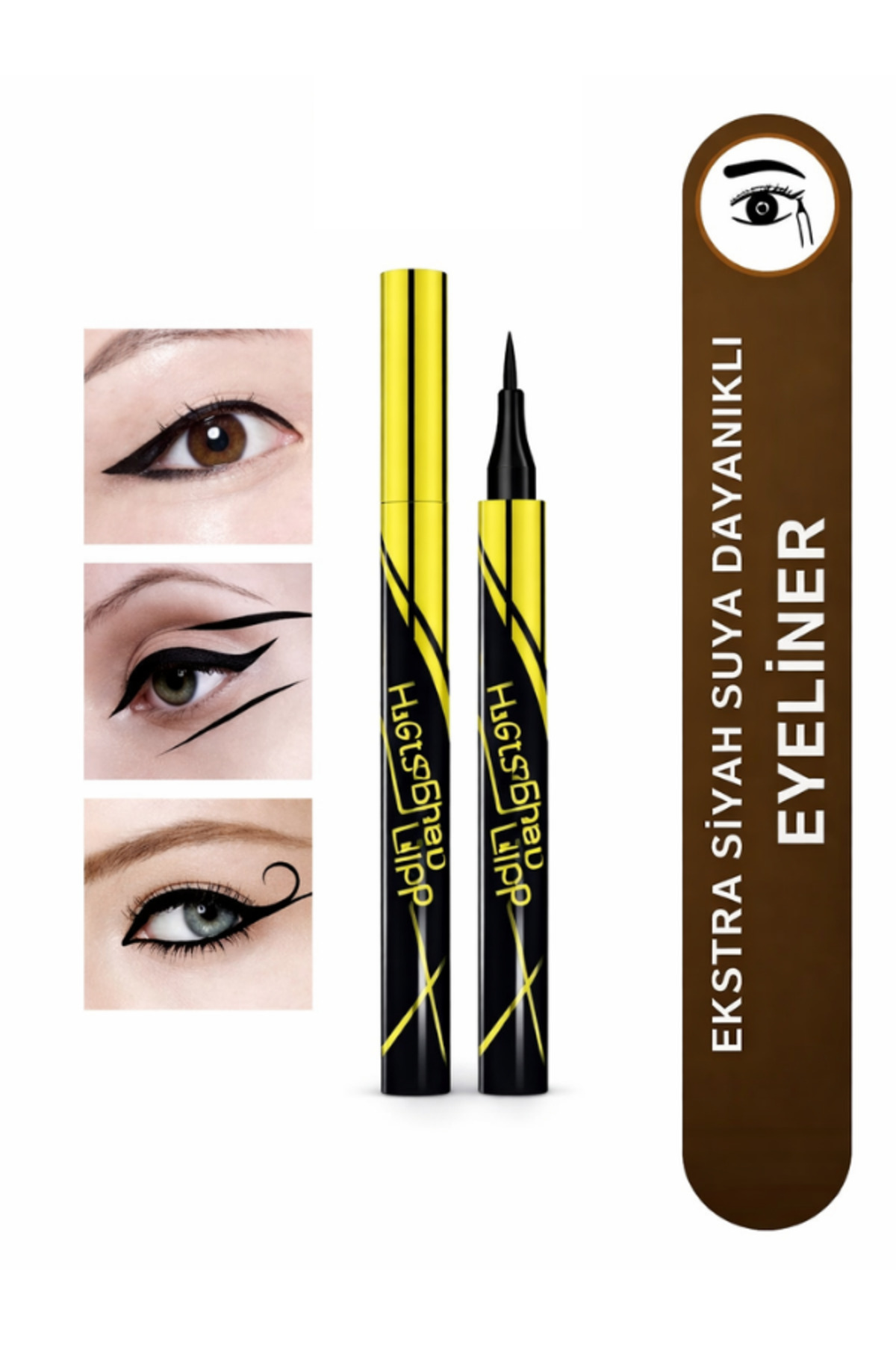 velissa 1111 Eyeliner Hypersharp Liner, Extra Siyah, Kolay Uygulanabilir, Suya Dayanıklı