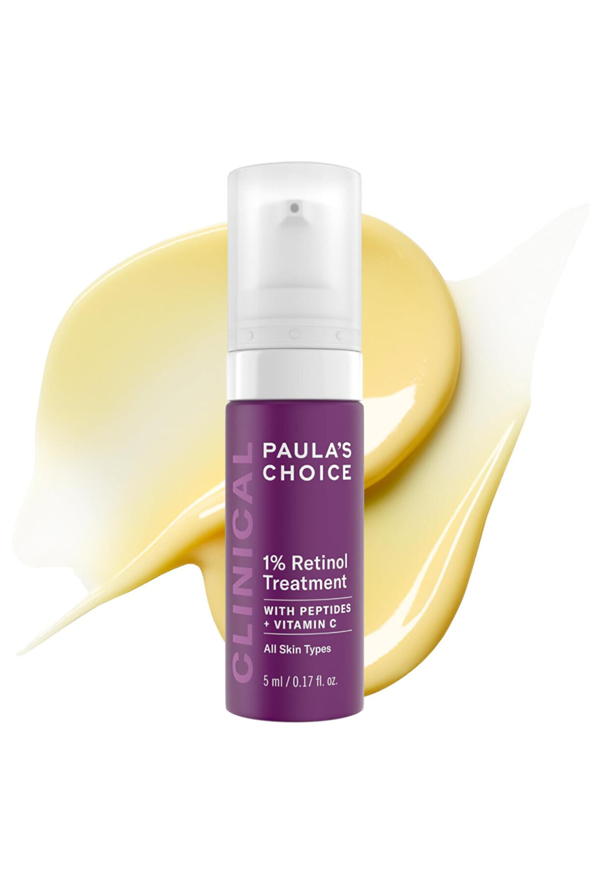 Paulas Choice CLINICAL 1% Retinol Face Moisturizer Treatment with Peptides, Vitamin C & Licorice Extract, 30ml