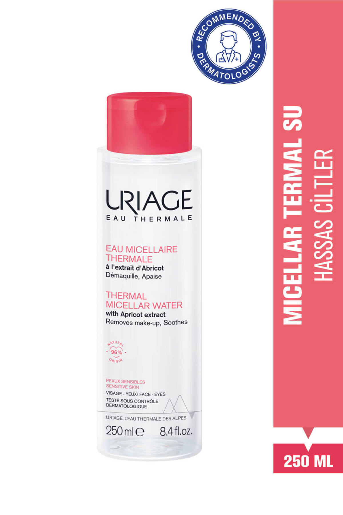 Uriage HYGIENE Micellar Makyaj Temizleme Suyu- Hassas Ciltler için 250 ml