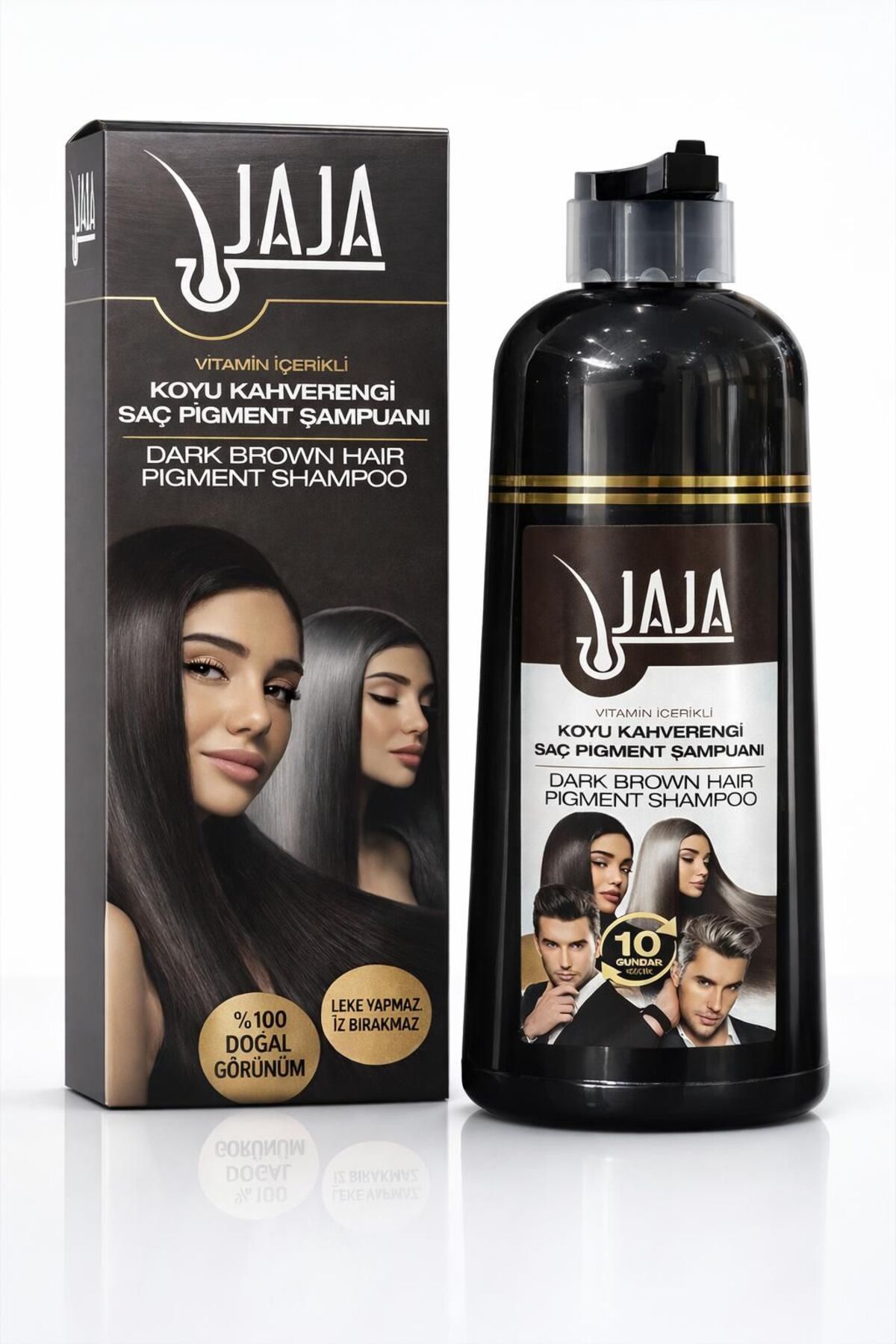 Jaja Beyaz Kapatıcı Şampuan Boya Koyu Kahve 300 ML (Eski Ambalaj)
