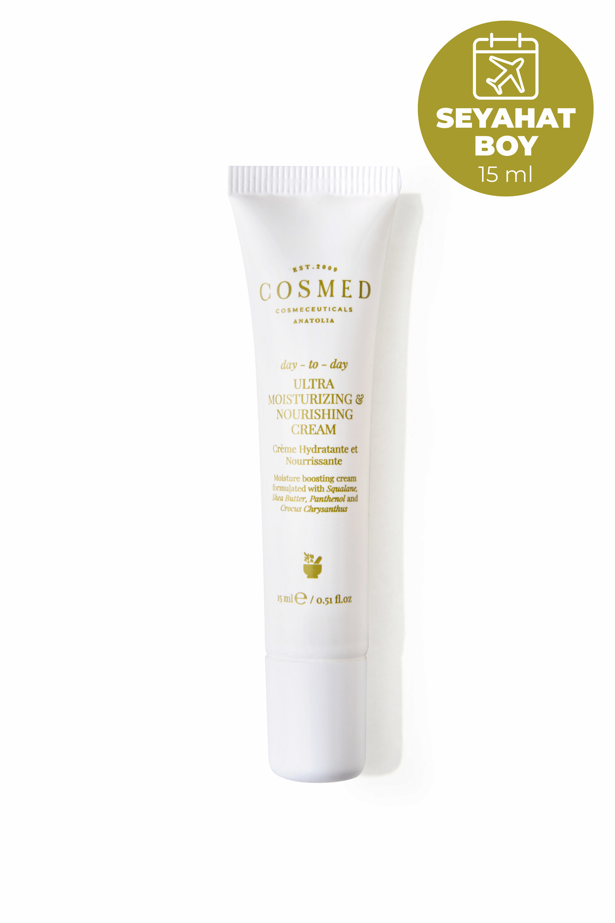 COSMED Ultra Nemlendirici Bakım Kremi /Day to Day ULTRA MOISTURIZING & NOURISHING CREAM 15 ml