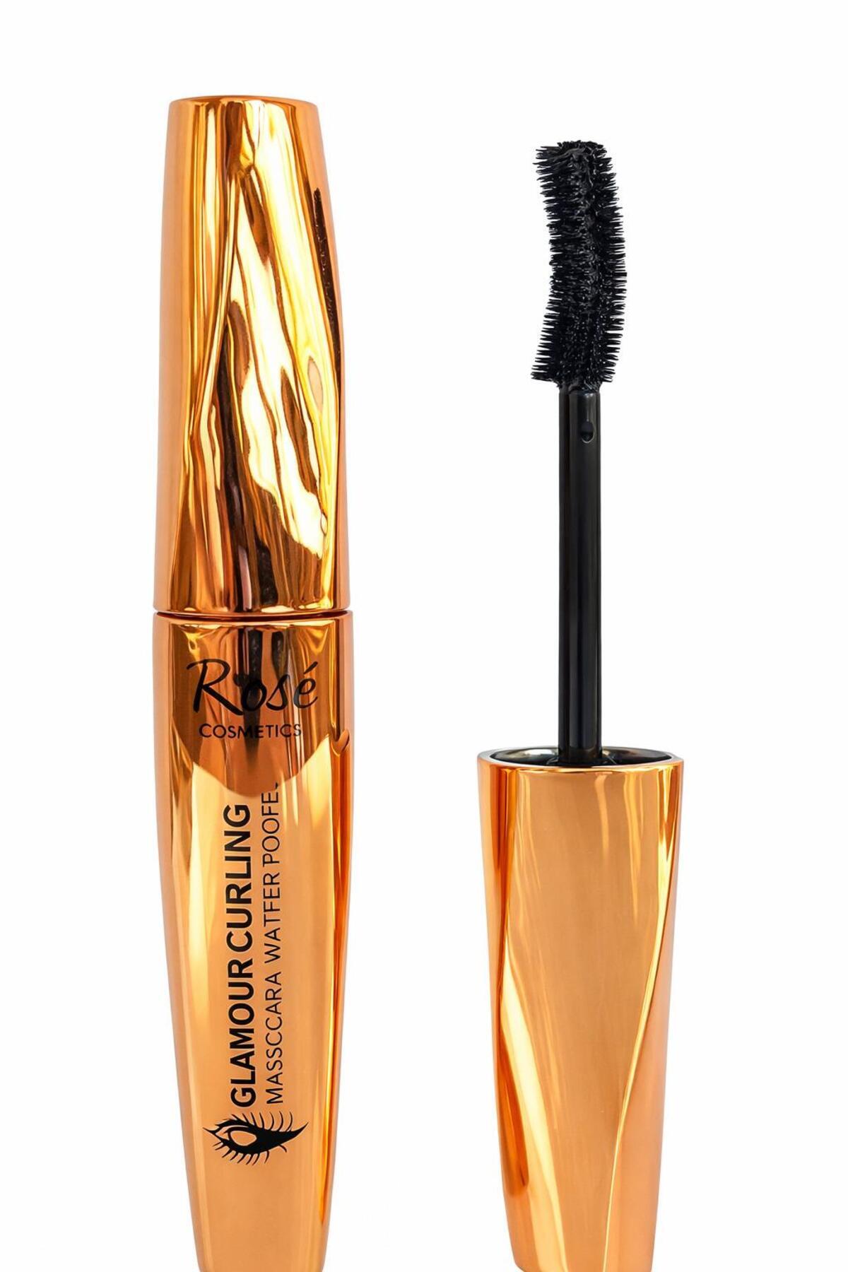3B Trend Rose Glamour Curling Mascara Waterproof – Etkileyici Kıvrım & Yoğun Hacim