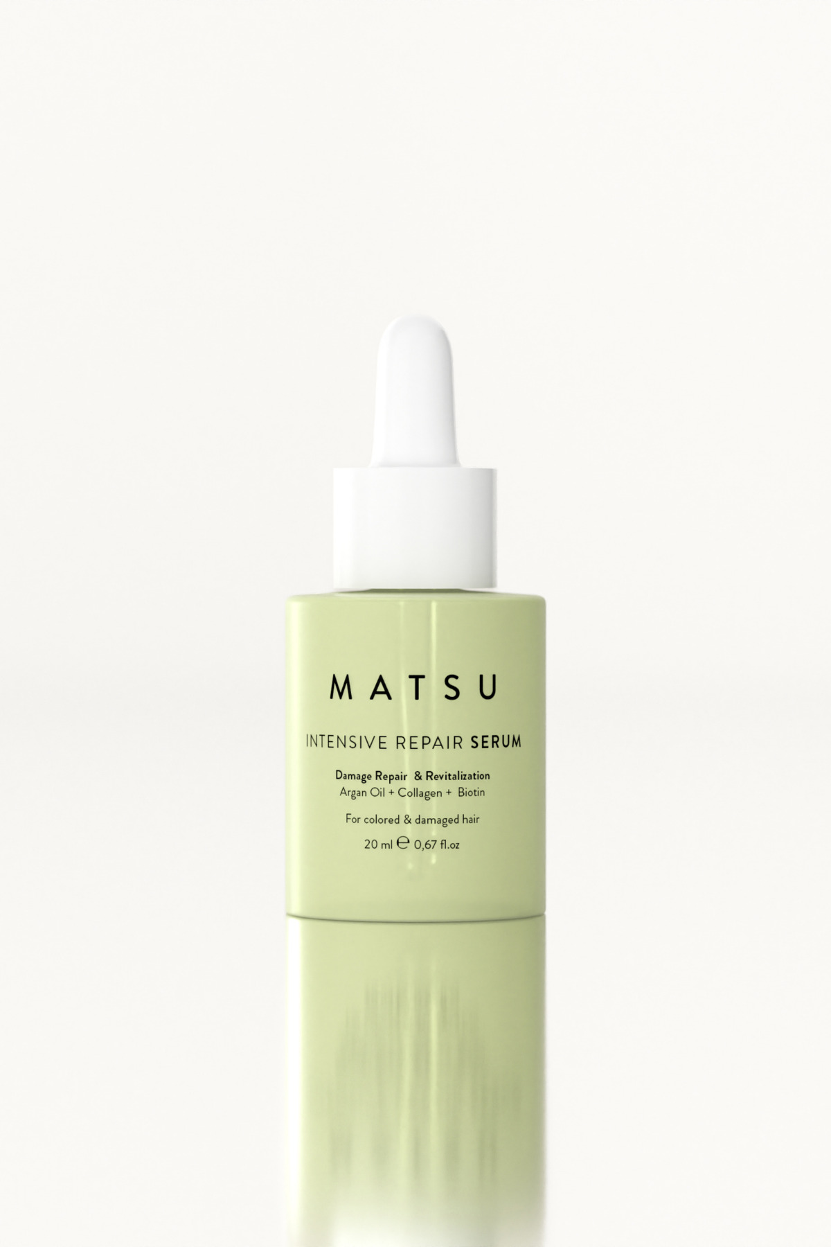 MATSU Intensive Repair Yıpranmış Saçlar İçin Onarıcı Renk Koruyucu Saç Serumu 20 ml Seyahat Boy