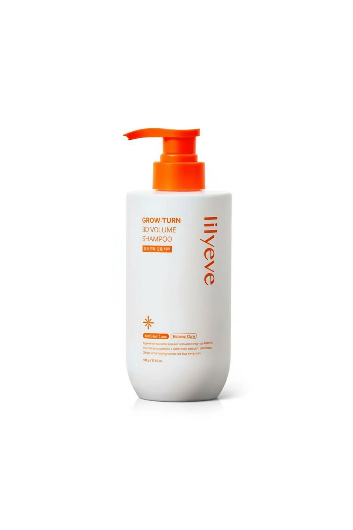 lilyeve Grow Turn 3D Volume Shampoo – Hacim Veren ve Saç Derisi Arındırıcı Şampuan 500g