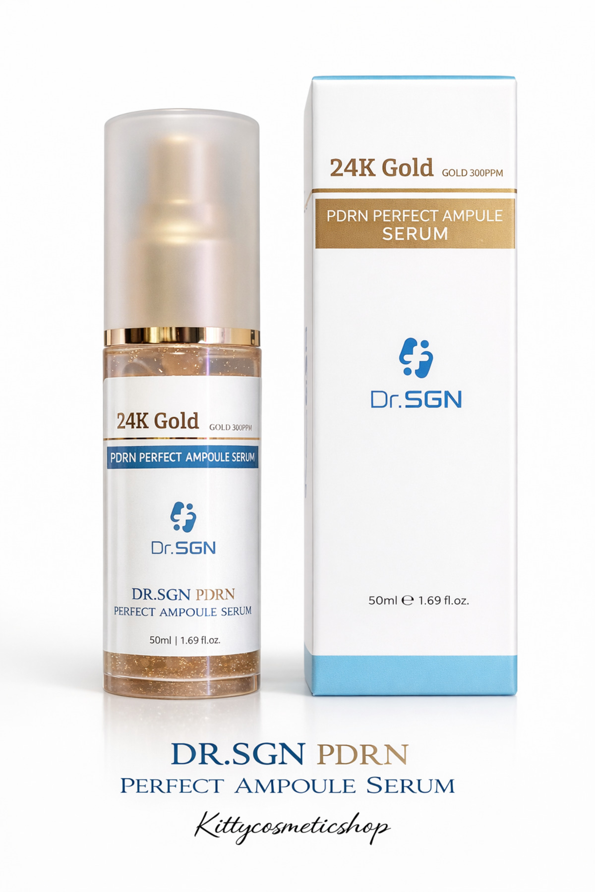 dr.sgnbio Serum Dr.SGN 24K Gold Perfect Ampoule Serum 50ML(24 Ayar Altın Cilt Canlandırıcı Ampul Serum)