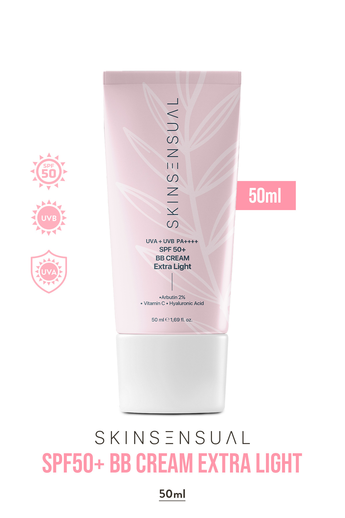 Skin Sensual BB Krem Extra Light| 50 Spf Uva/Uvb Pa++++ | Leke Oluşumunu Önlemeye Yardımcı, Aydınlık ve Canlılık