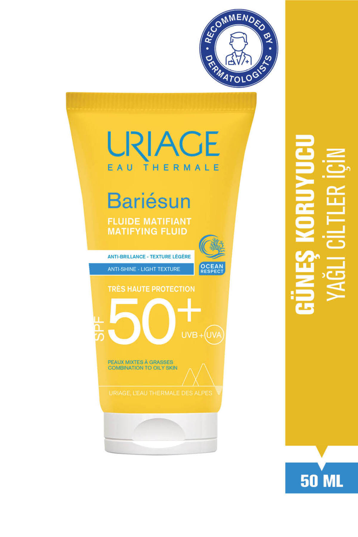 Uriage BARIESUN SPF50+ Matlaştırıcı Fluid 50 ml