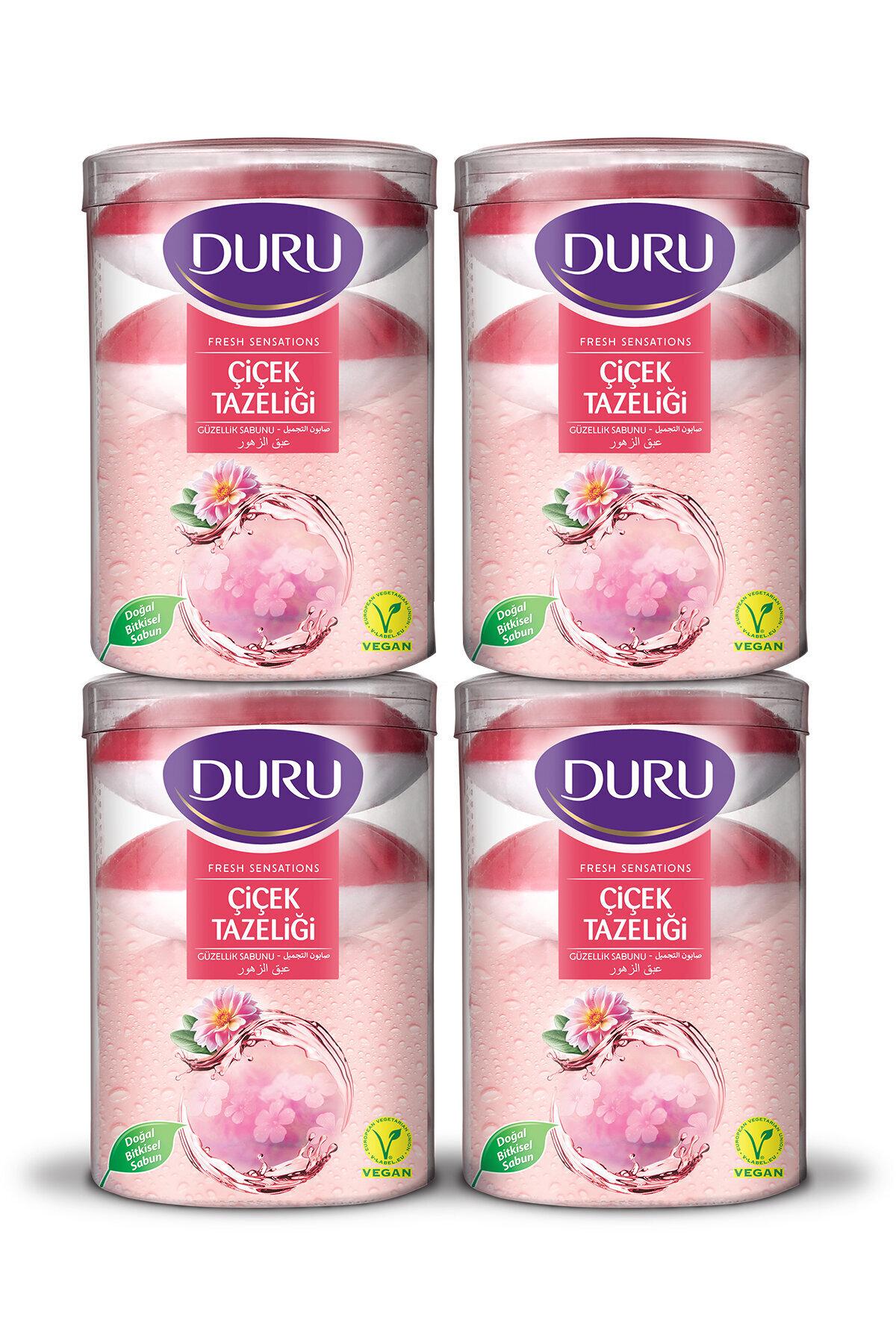 Duru Fresh Sensations Çiçek Tazeliği 16 Adet Güzellik Sabunu 4x400gr