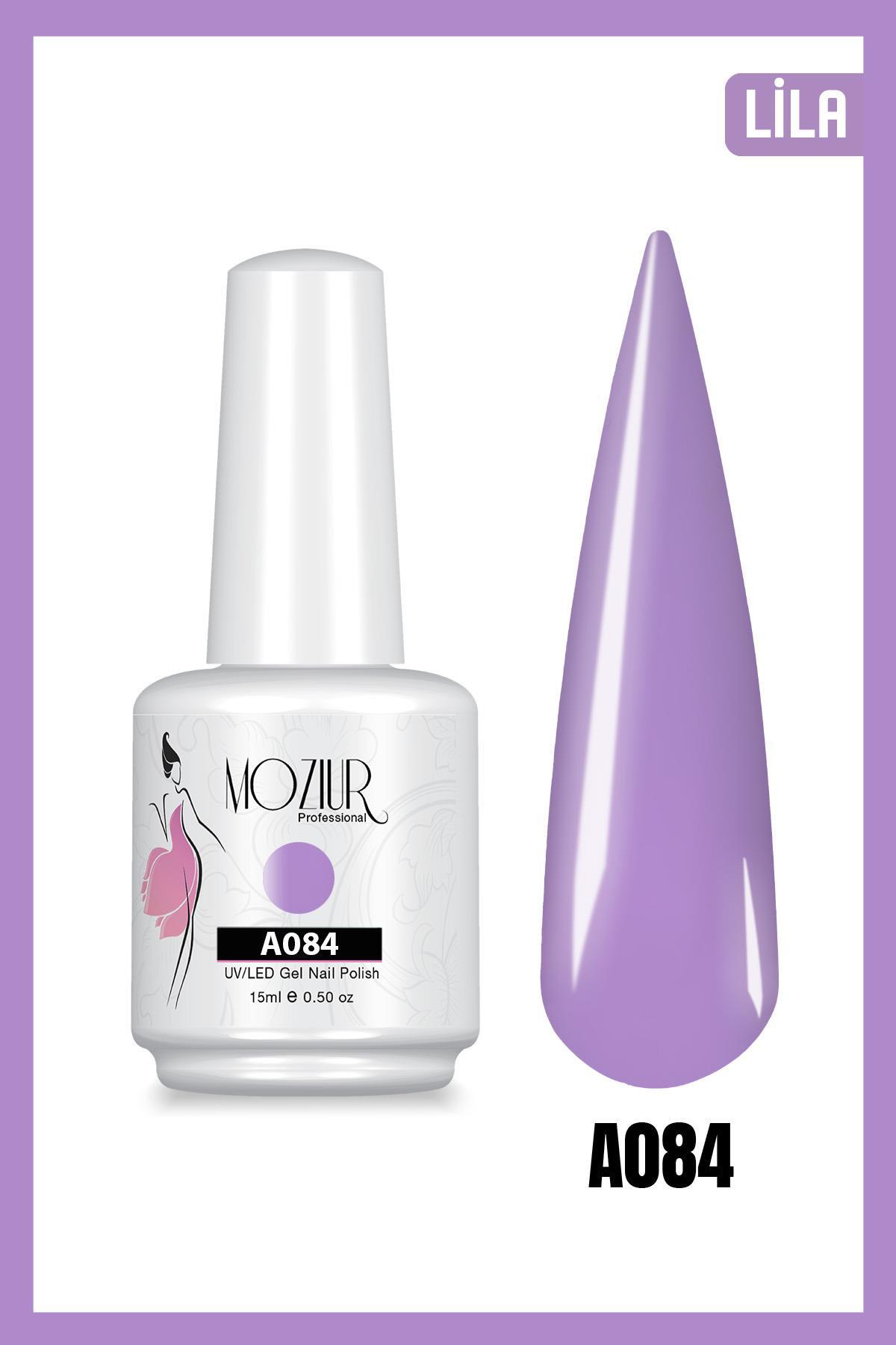 MOZIUR Kalıcı Oje UV Led A084 (MOR SERİSİ) 15ml