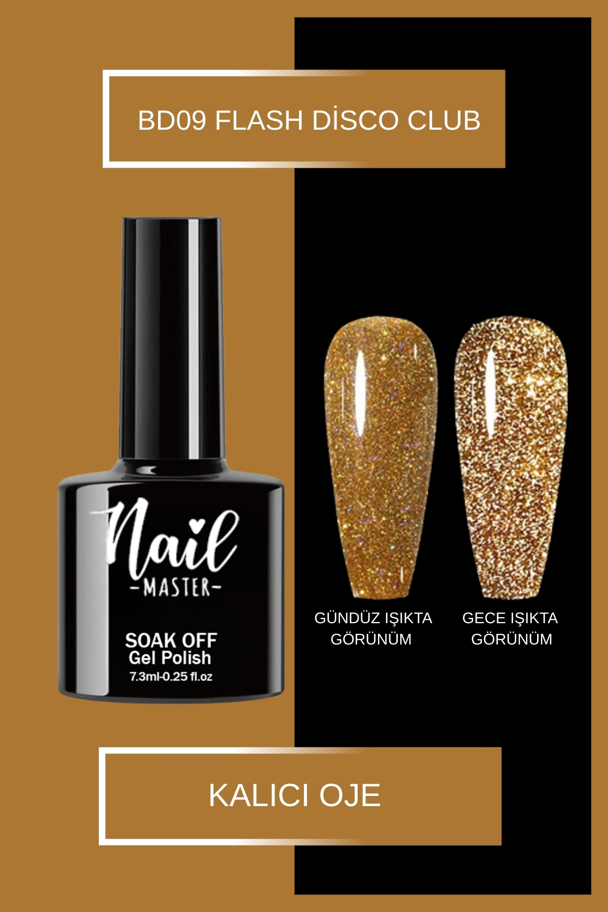 Nail Master Kalıcı Oje Bd09 Flash Disco Club Serisi 7,3ml