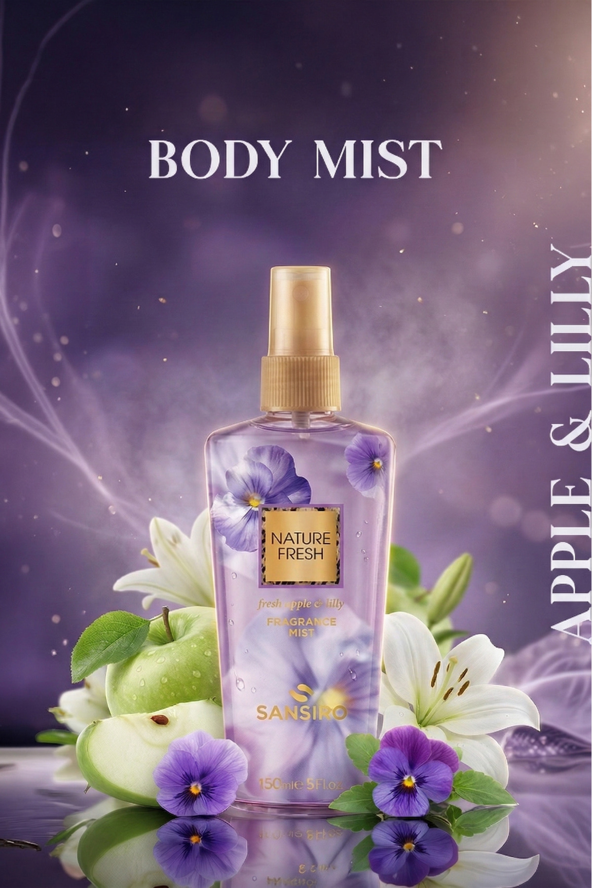 Sansiro Nature Fresh Kadın Vücut Spreyi Body Mist 150ml