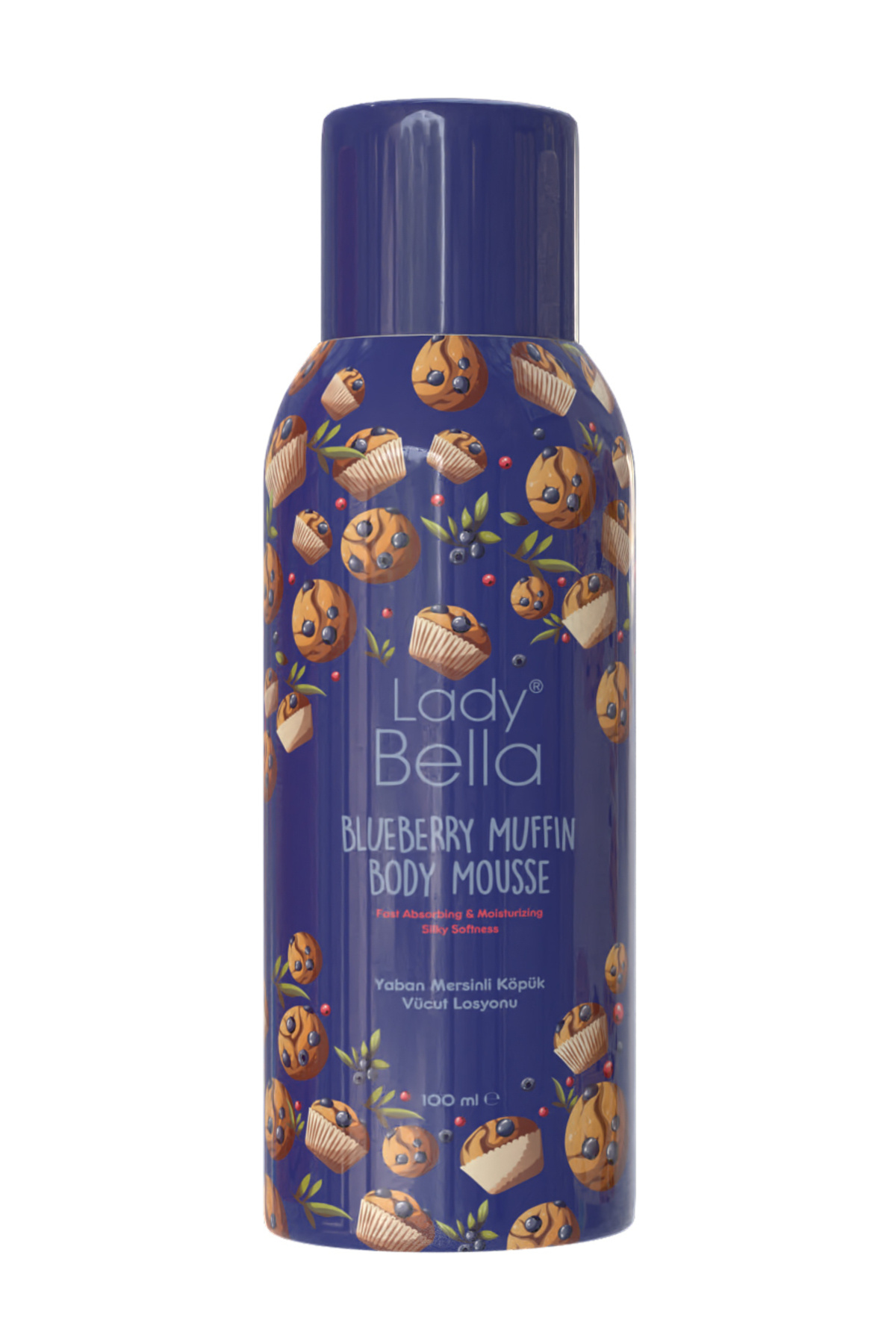 Lady Bella KÖPÜK VUCUT LOSYONU BLUEBERRY MUFFIN