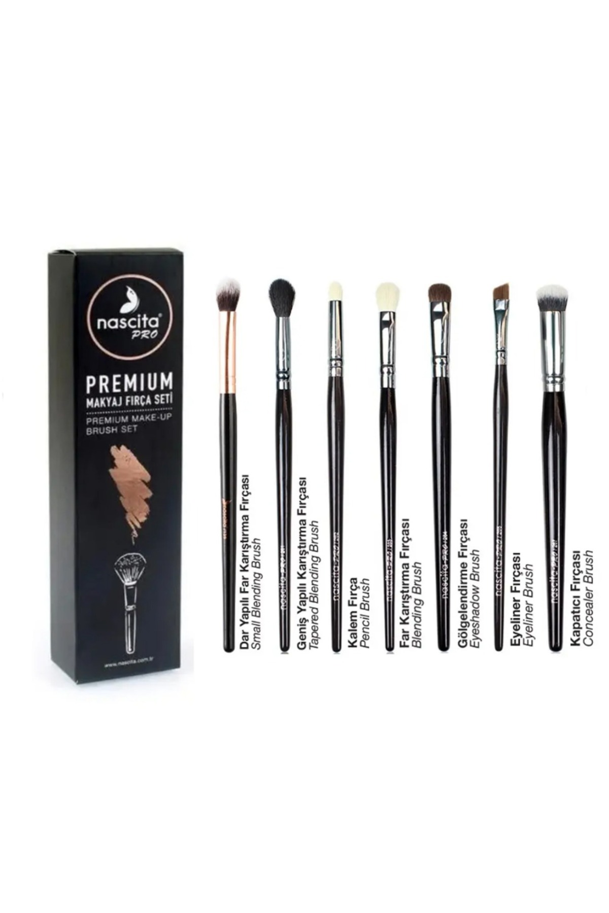 nascita Premium En Sevilen 7'li Makyaj Fırça Seti - 153