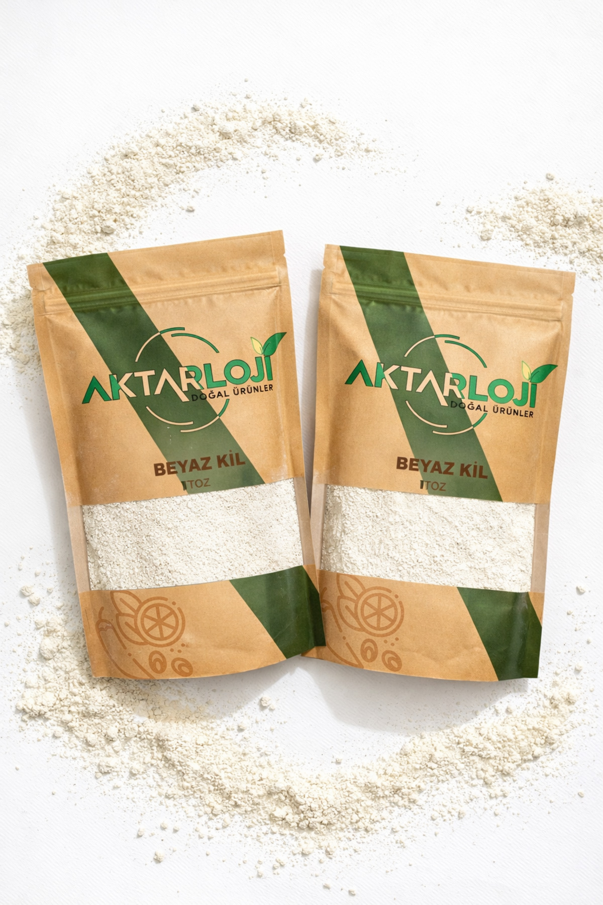 aktarloji 2 Adet 700 Gr Toz Beyaz Kil Avantaj Paket – Doğal Cilt, Yüz ve Saç Maskesi / White Clay Mask