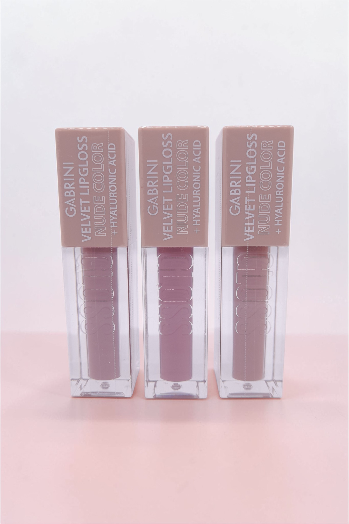 Gabrini Nude Color Hyaluronic Acid Velvet Matte Lipgloss Dayanıklı Nemlendirici Likit Ruj