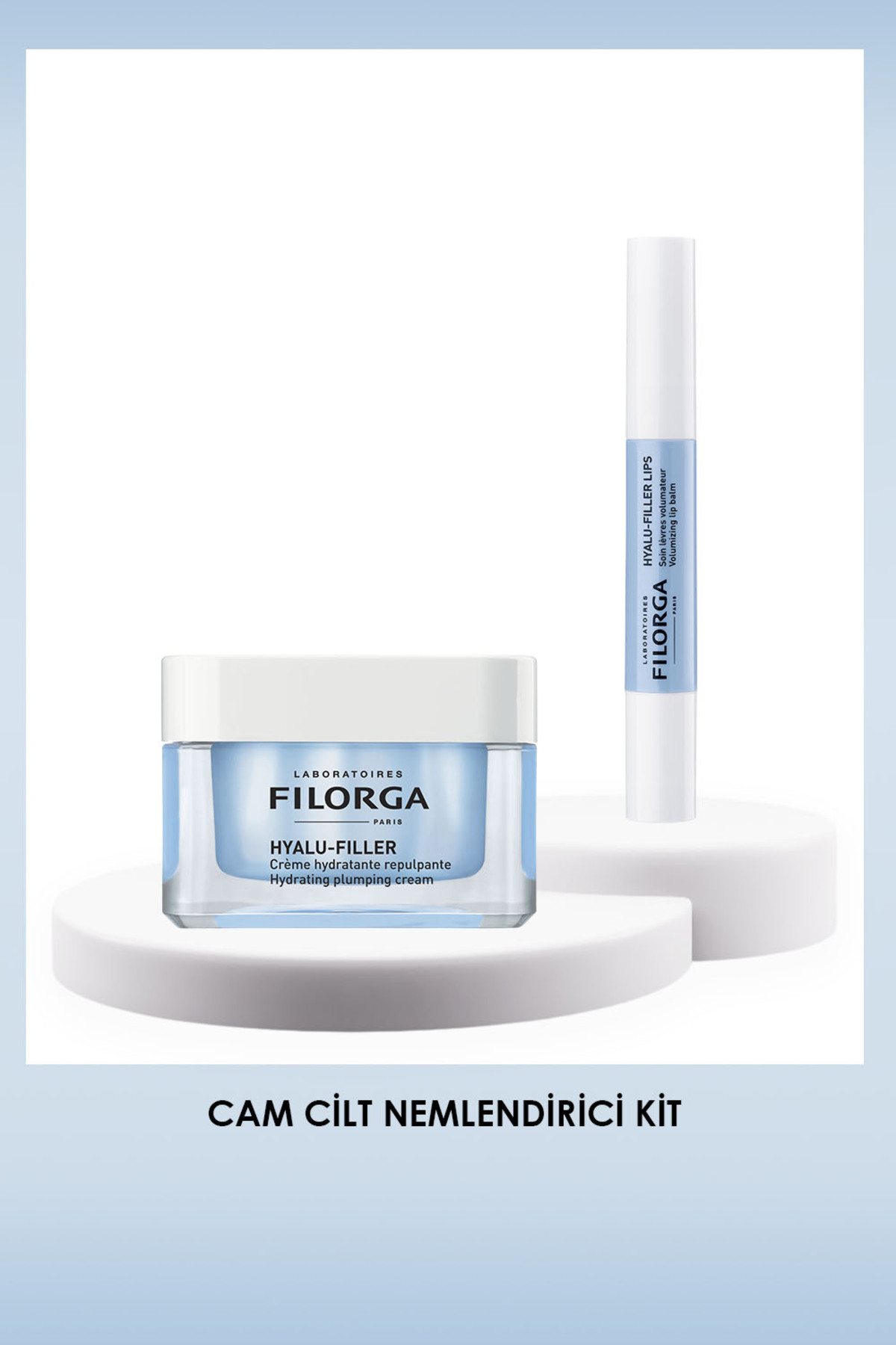 Filorga Nemlendirici Dolgunlaştırıcı Hyalüronik Asit İçeren Cam Cilt Kit