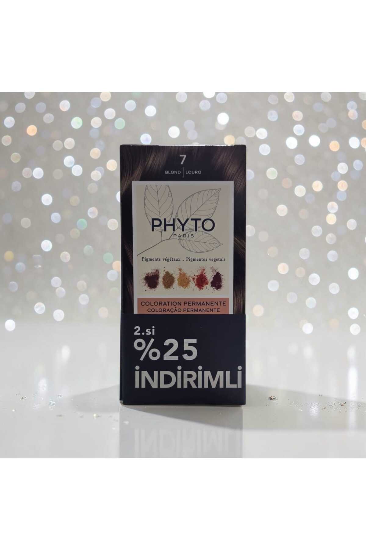 PhytoColor 7 Blonde Saç Boyası - 2'li Avantaj Paketi