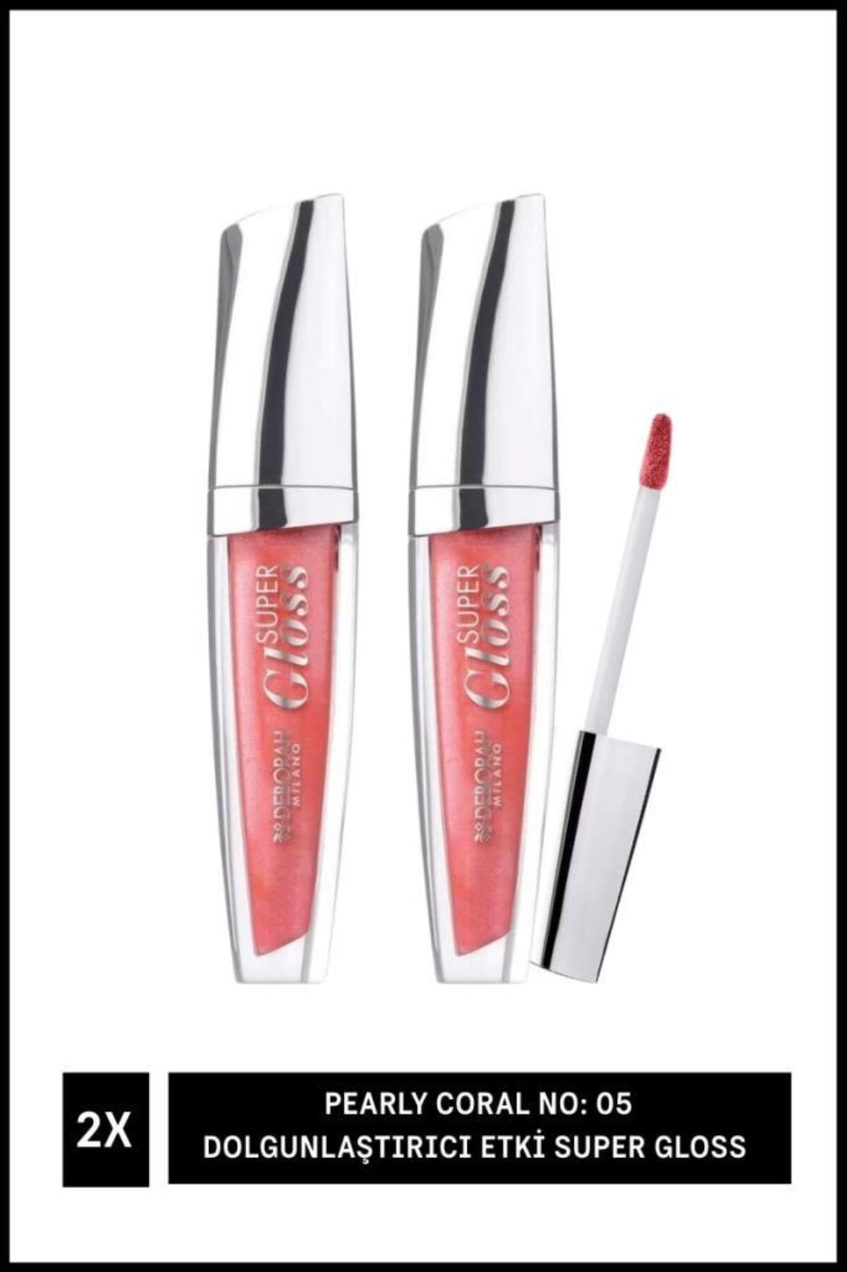 Deborah Milano Pearly Coral No: 05 Dolgunlaştırıcı Etki Super GlossX2