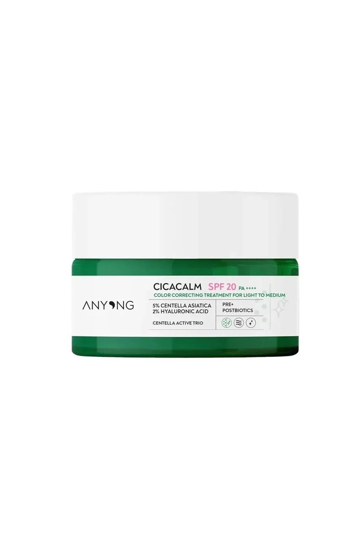 Any Cica Tiger Grass Ton Eşitleyici ve Kızarıklık Karşıtı Krem Medium SPF 20, 30 ml