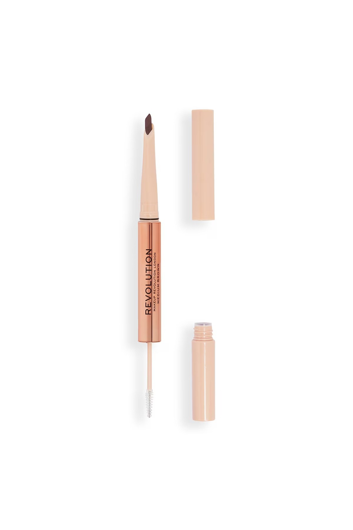 Revolution Fluffy Brow Duo Kaş Kalemi ve Kaş Maskarası Medium Brown