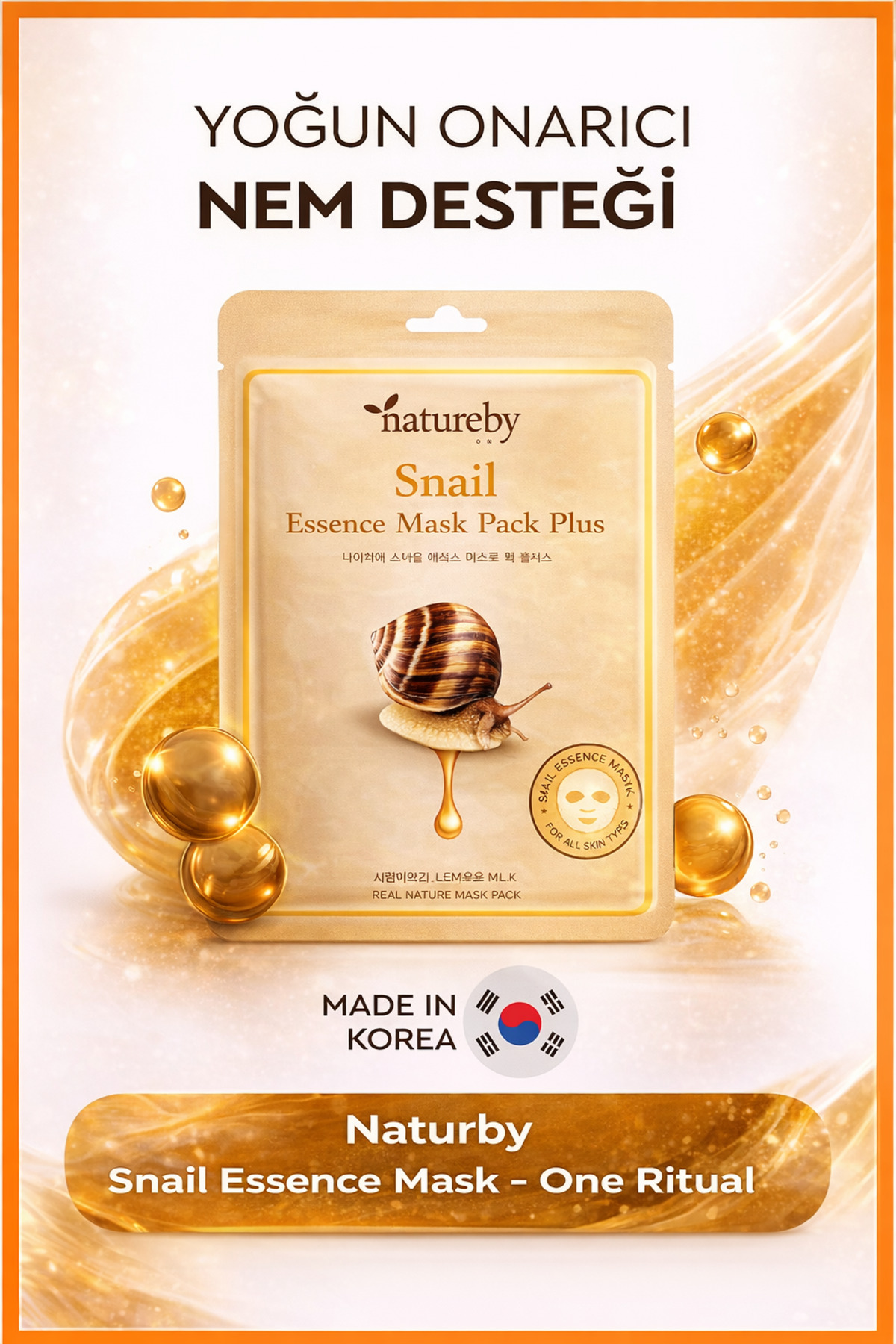 Natureby Seoul Snail Essence Mask- One Ritual