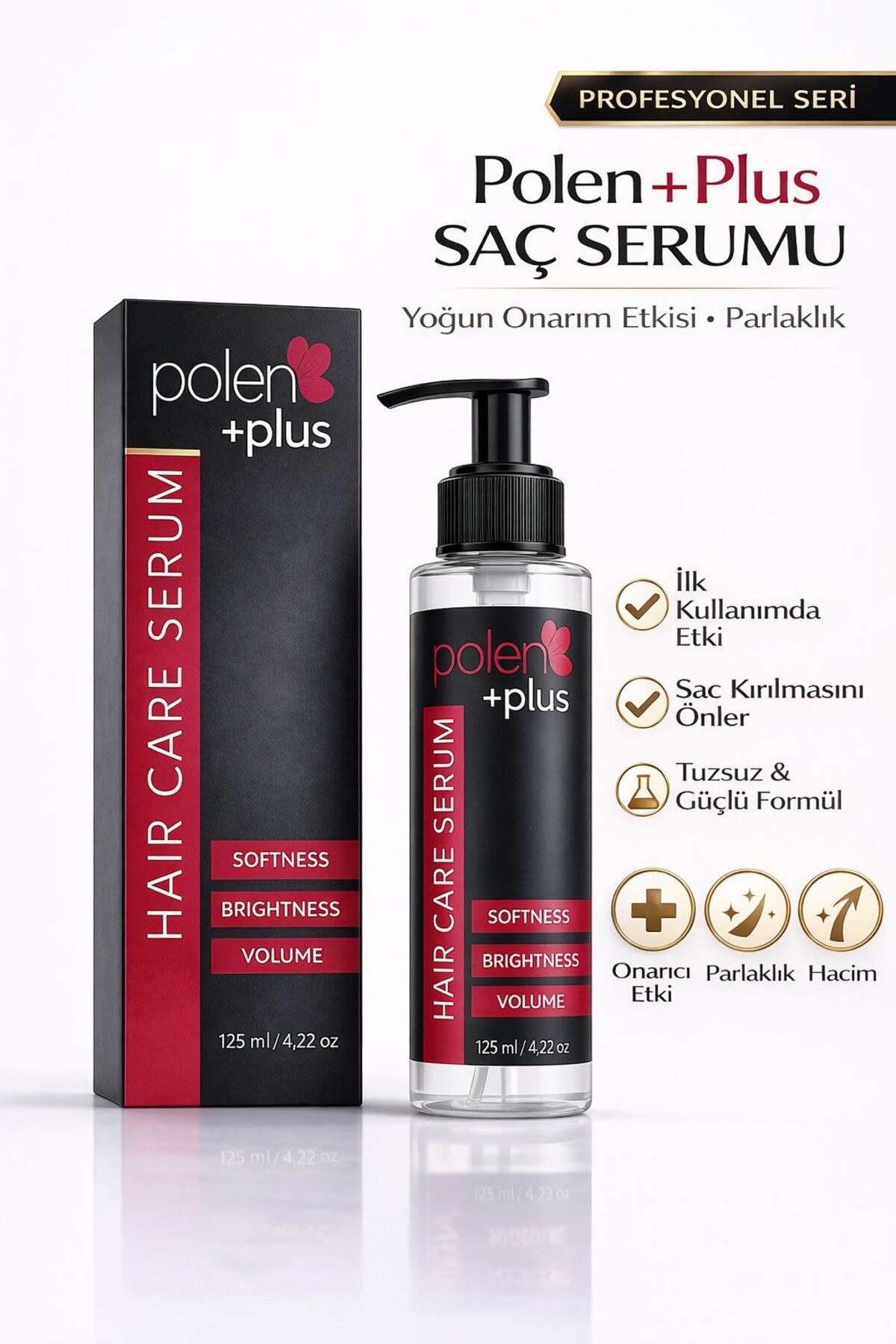 PolenPlus Durulanmayan Saç Bakım Serum 125 ml