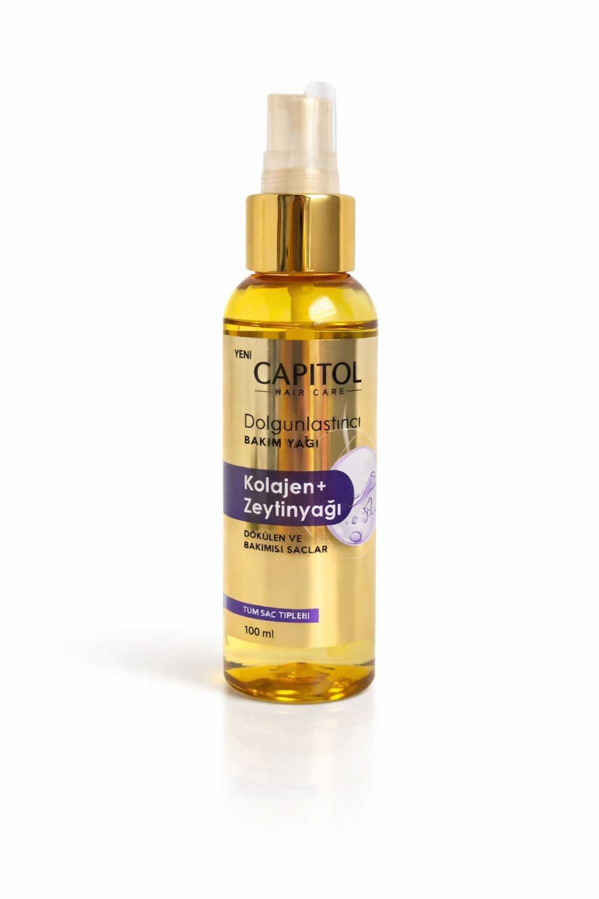 Capitol Kolajen +Zeytinyağlı Dolgunlaştırıcı Bakım Yağı 100 ml