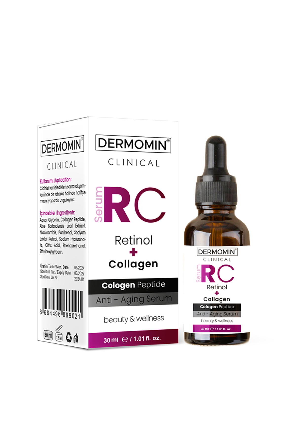 DERMOMİN Retinol Collagen Anti-Aging Serum 30 ml
