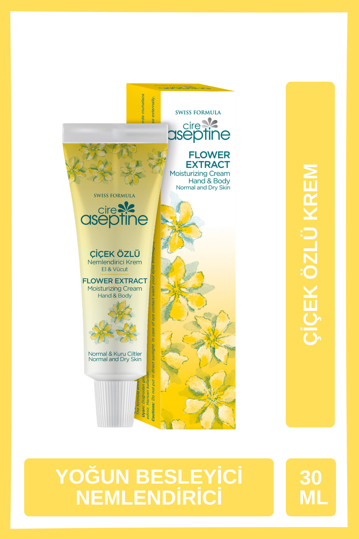 CIRE ASEPTINE Çiçek Özlü Nemlendirici Tüp Krem 30 ml