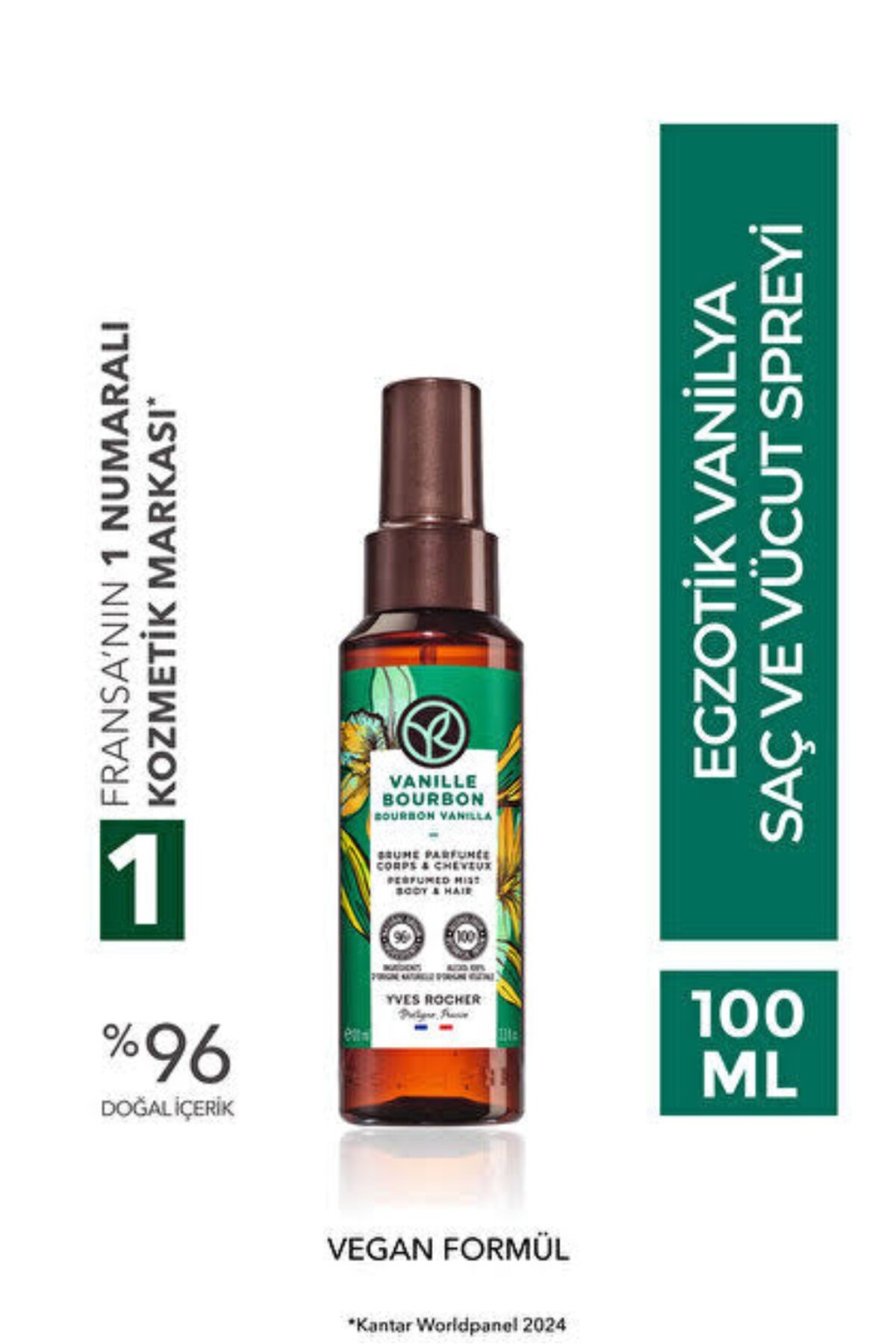 Yves Rocher Saç Ve Vücut Spreyi- Egzotik Vanilya- 100ml-57233