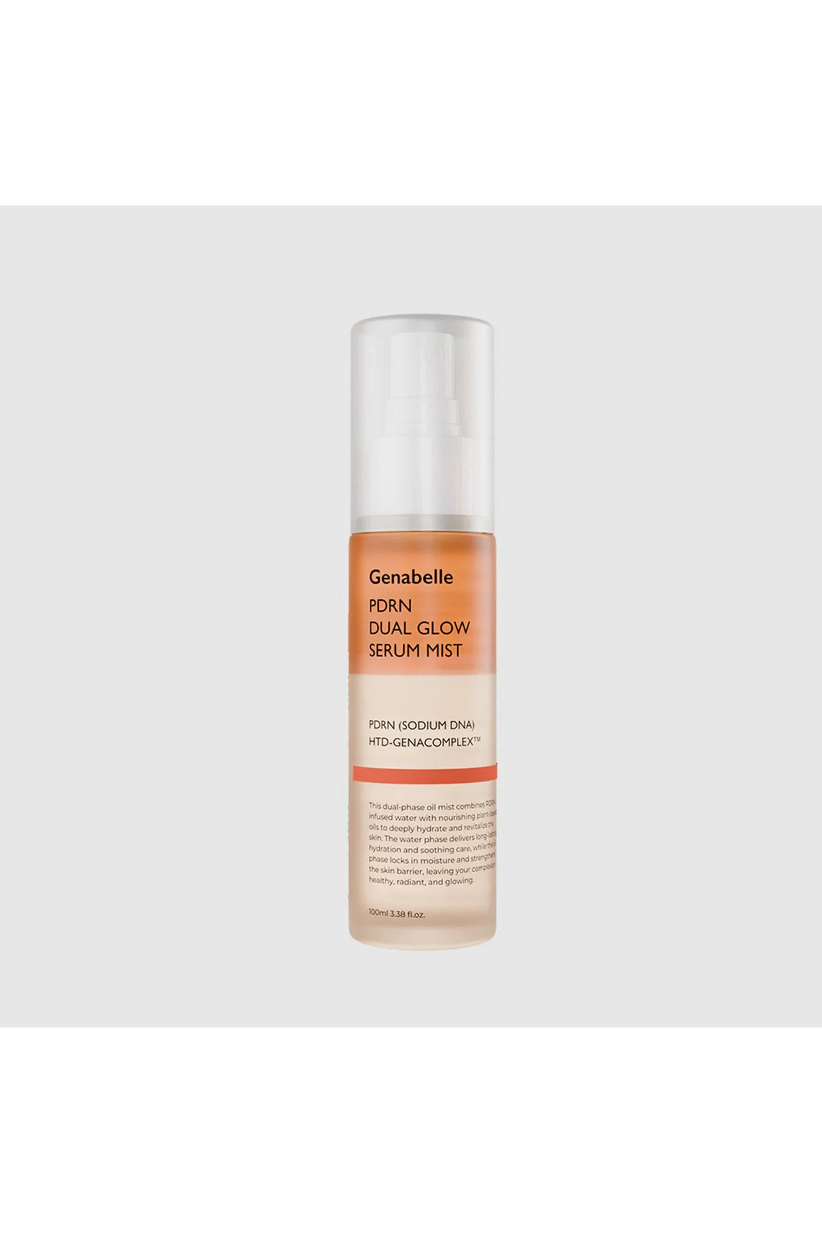 Genabelle PDRN Dual Glow Serum Mist 100 ml-Somon DNA İçeren Nemlendirici ve Işıltı Veren Yüz Spreyi