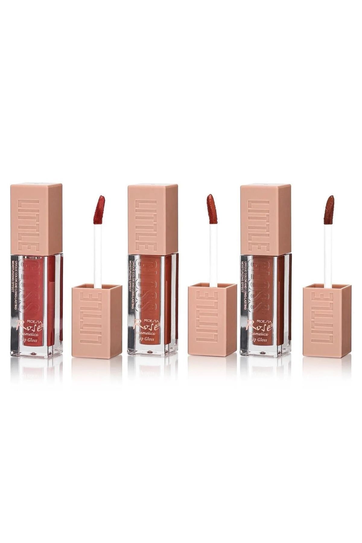 RS Ronassi Cosmetics Lifter Gloss Nemlendirici ve Dolgunlaştırıcı Dudak Parlatıcısı 3'lü Set