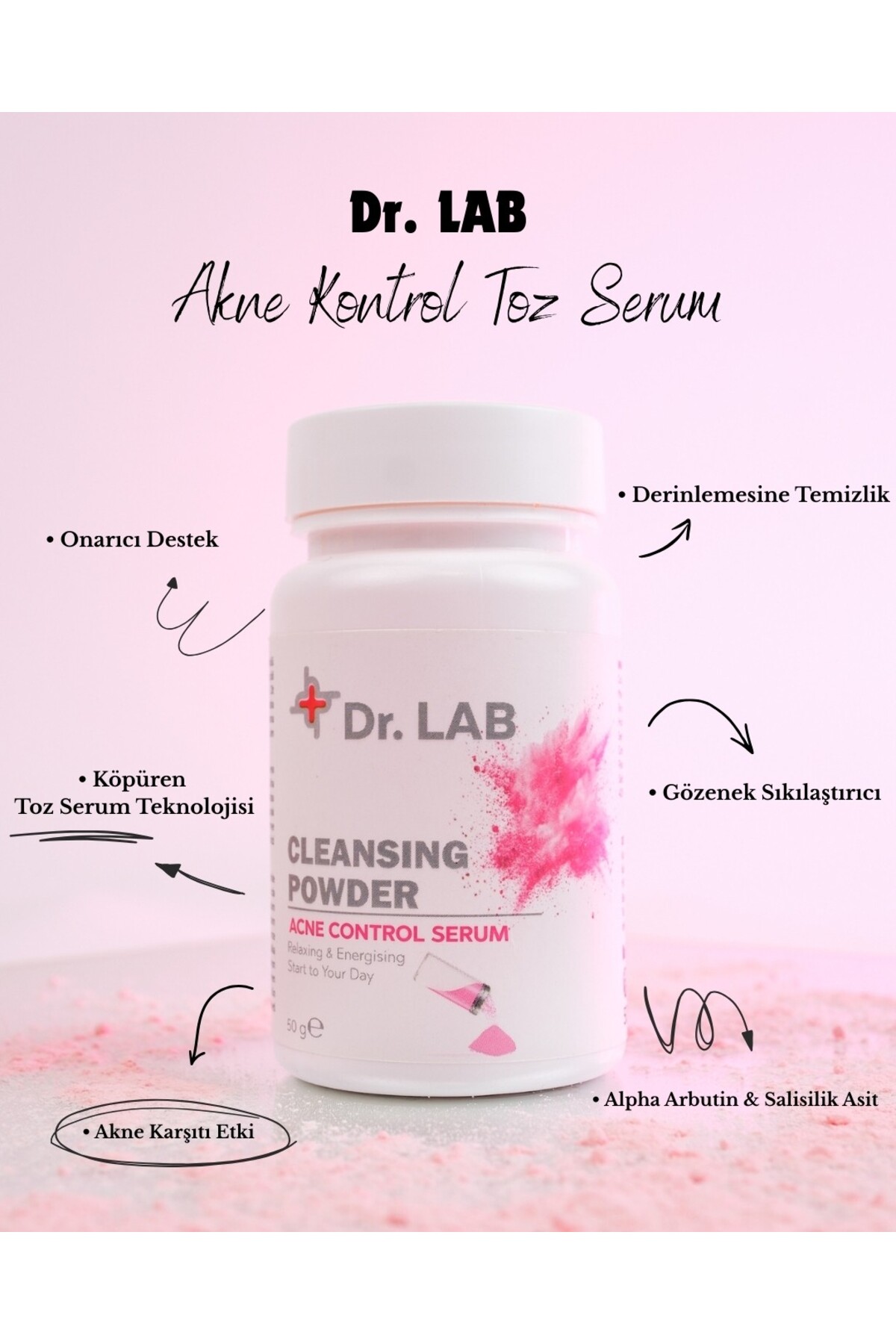 DR LAB Akne Kontrol Toz Serum 50g